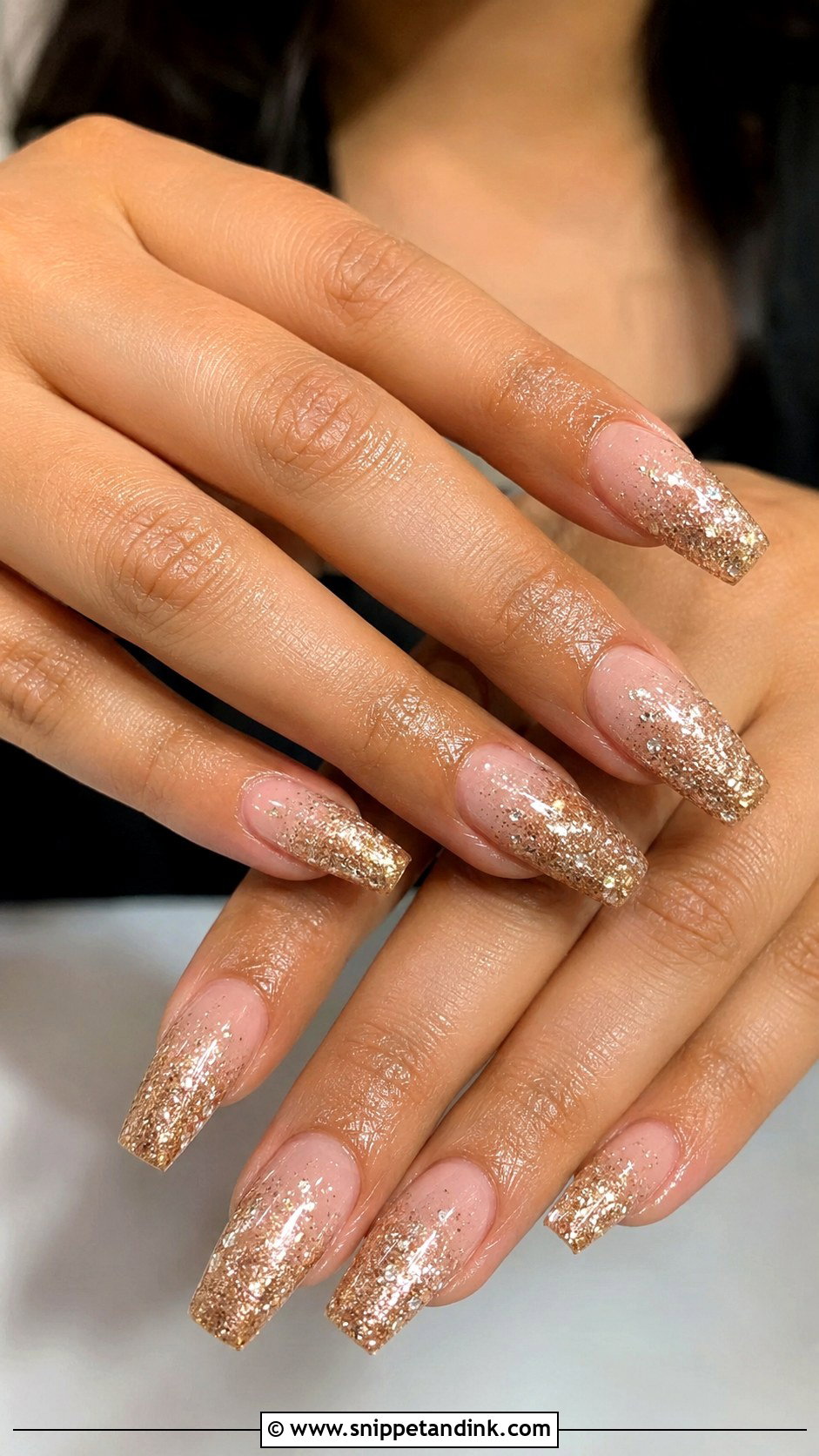Indian Engagement Glitter Nails - Snippet and Ink - 20 Indian Engagement Nails
