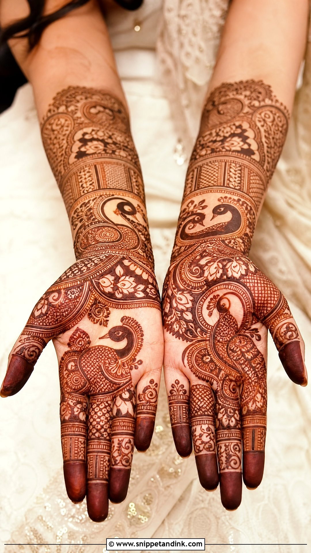 Indian Engagement Mehendi Design - Snippet and Ink - 30 Engagement Mehendi Design Hands Ideas