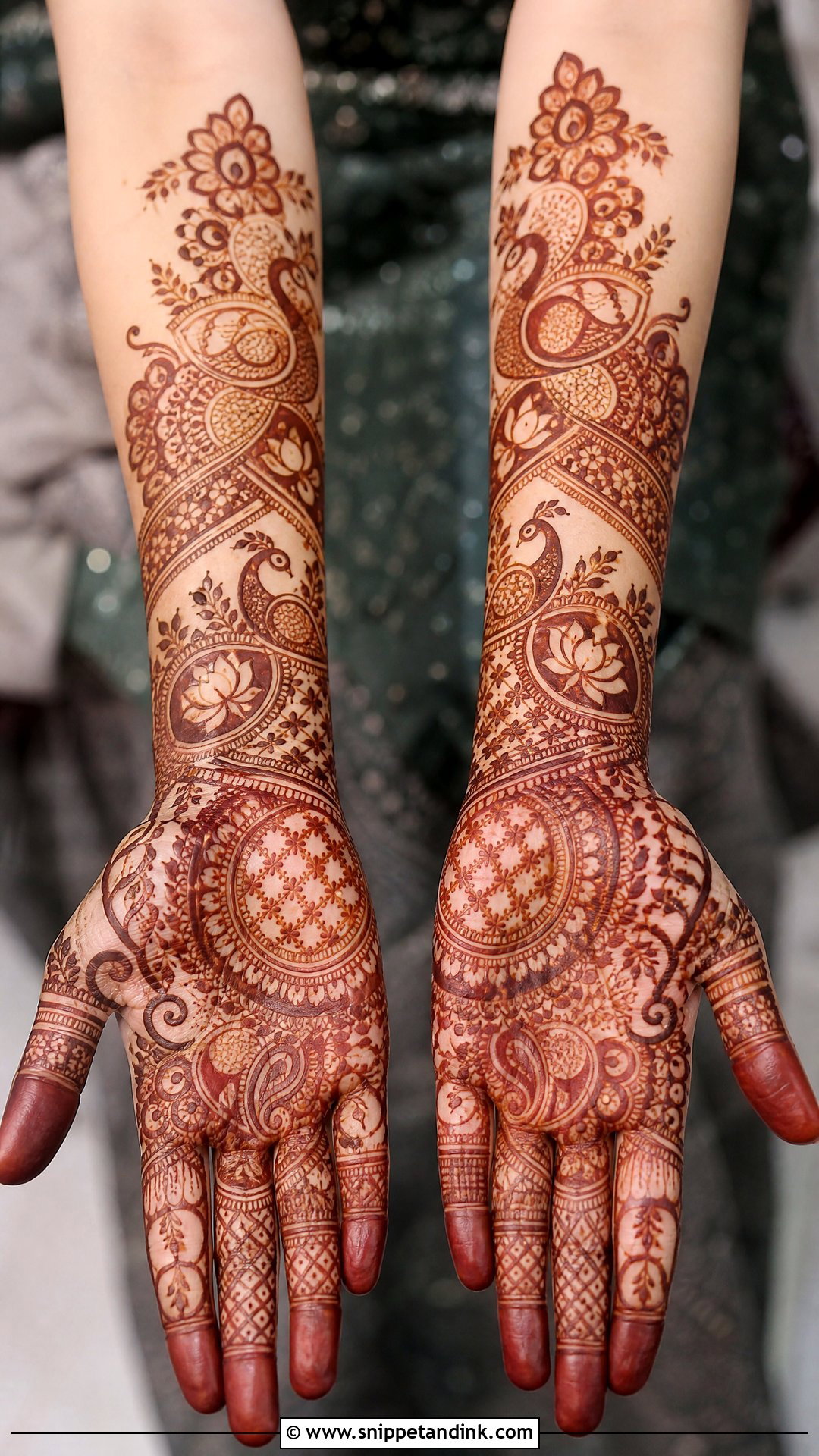 Indian Engagement Mehndi Design - Snippet and Ink - 20 Latest Mehndi Designs for Engagement