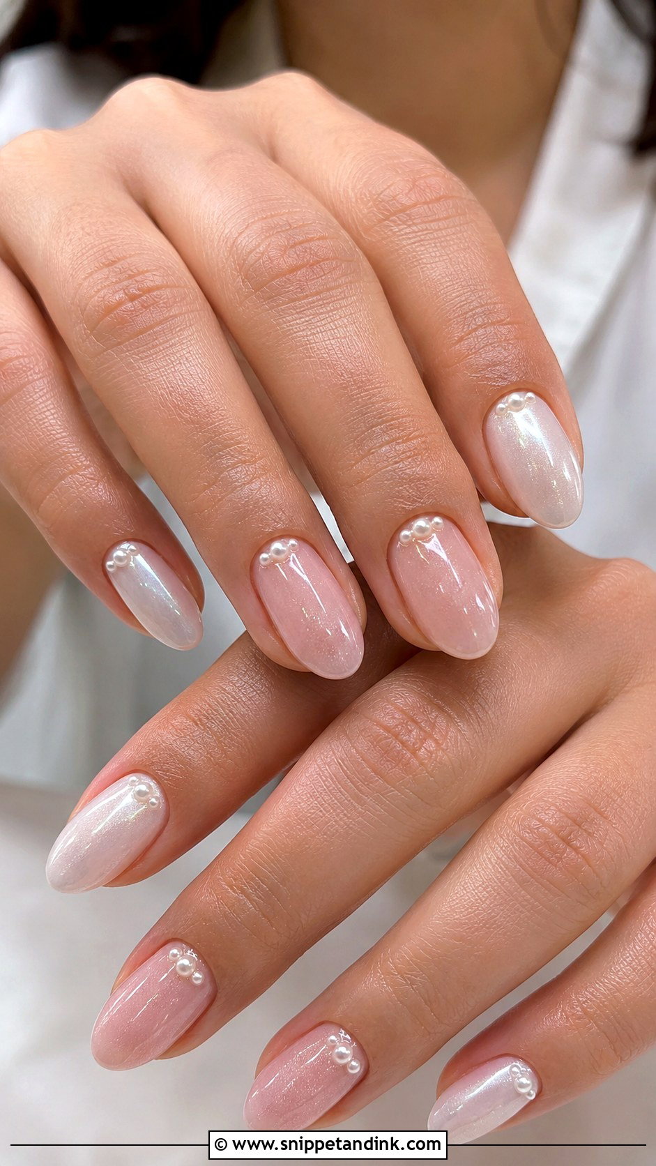Indian Engagement Pearl Nails - Snippet and Ink - 20 Indian Engagement Nails