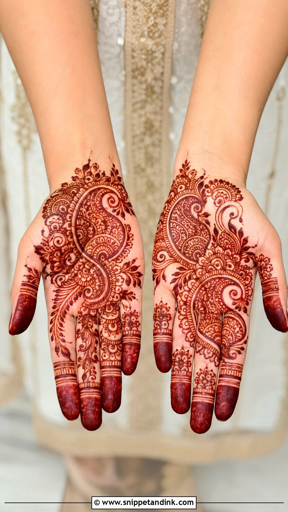 Indian Finger Mehndi Design - Snippet and Ink - 35 Finger Mehndi Design Ideas