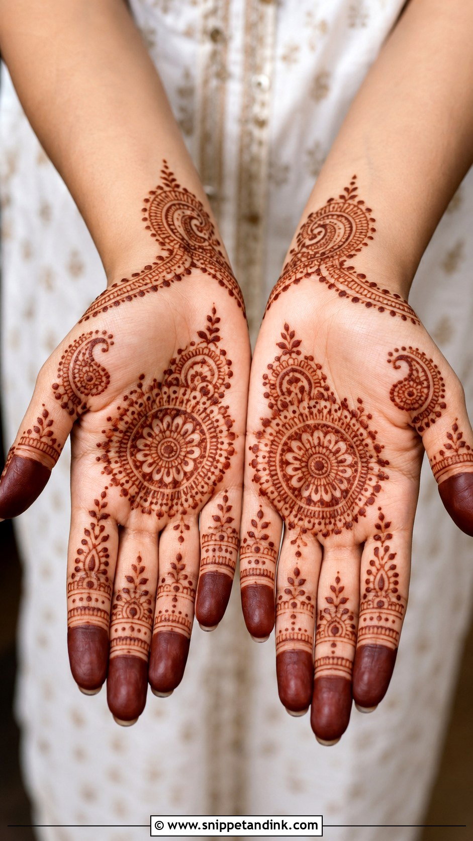 Indian Finger Mehndi Design Simple - Snippet and Ink - 35 Simple Fingers Mehndi Designs