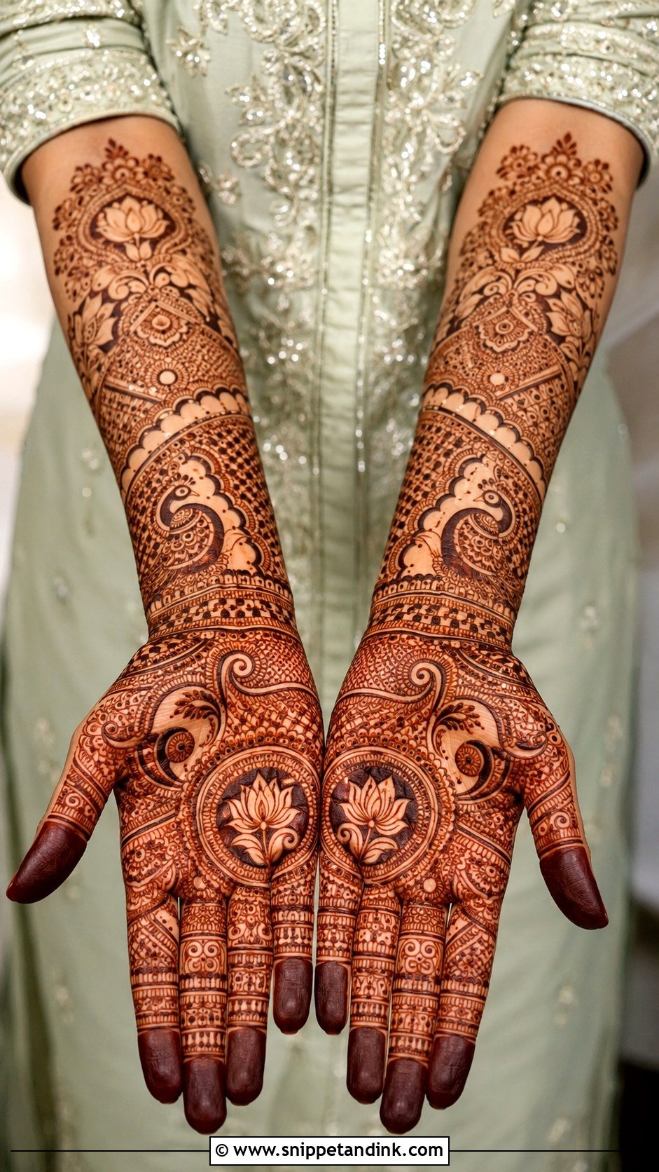 Indian Front Hand Mehndi Design - Snippet and Ink - 35 Latest Front Hand Mehndi Designs