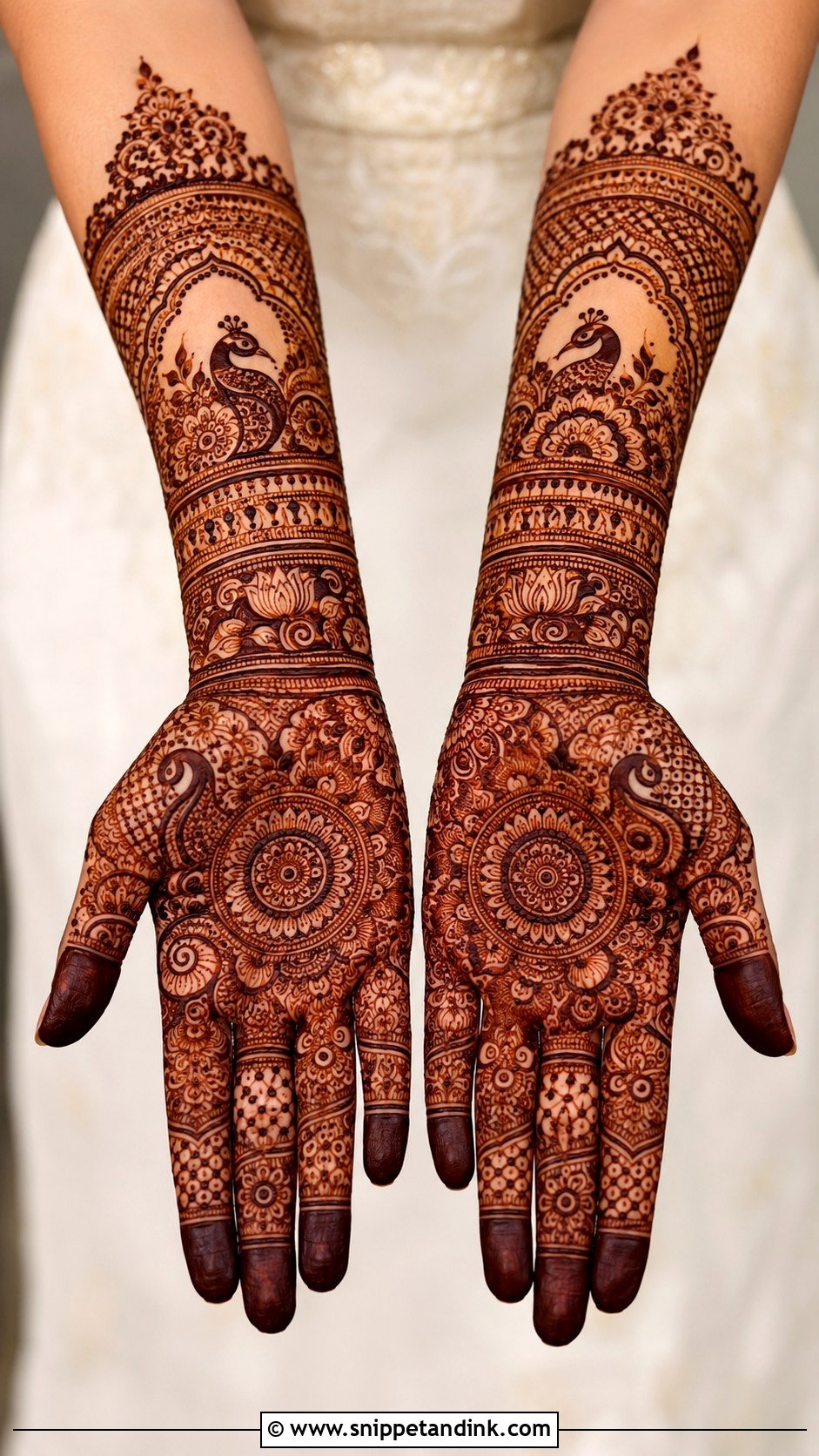 Indian Front Hand Mehndi Design - Snippet and Ink - 35 Beautiful Front Hand Mehndi Design Ideas