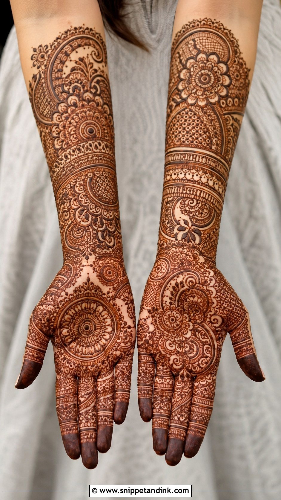 Indian Full Hand Mehndi Design - Snippet and Ink - 35 Mehndi Art Designs