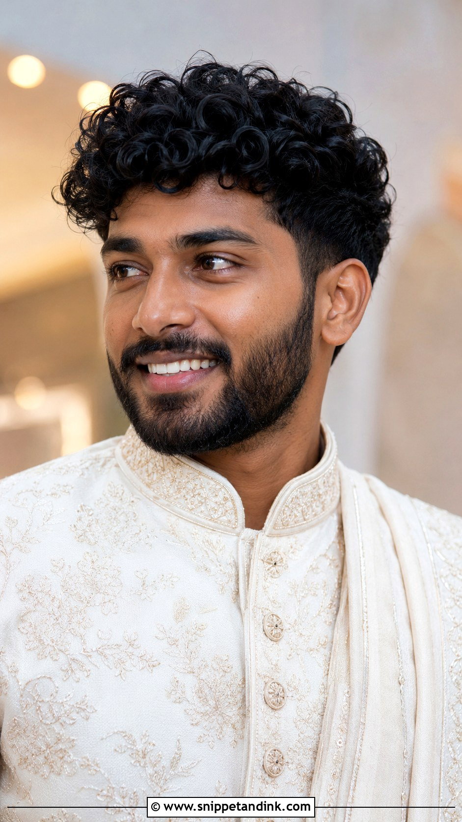 Indian Groom Curly Hair - Snippet and Ink - 15 Indian Groom Hairstyle Ideas