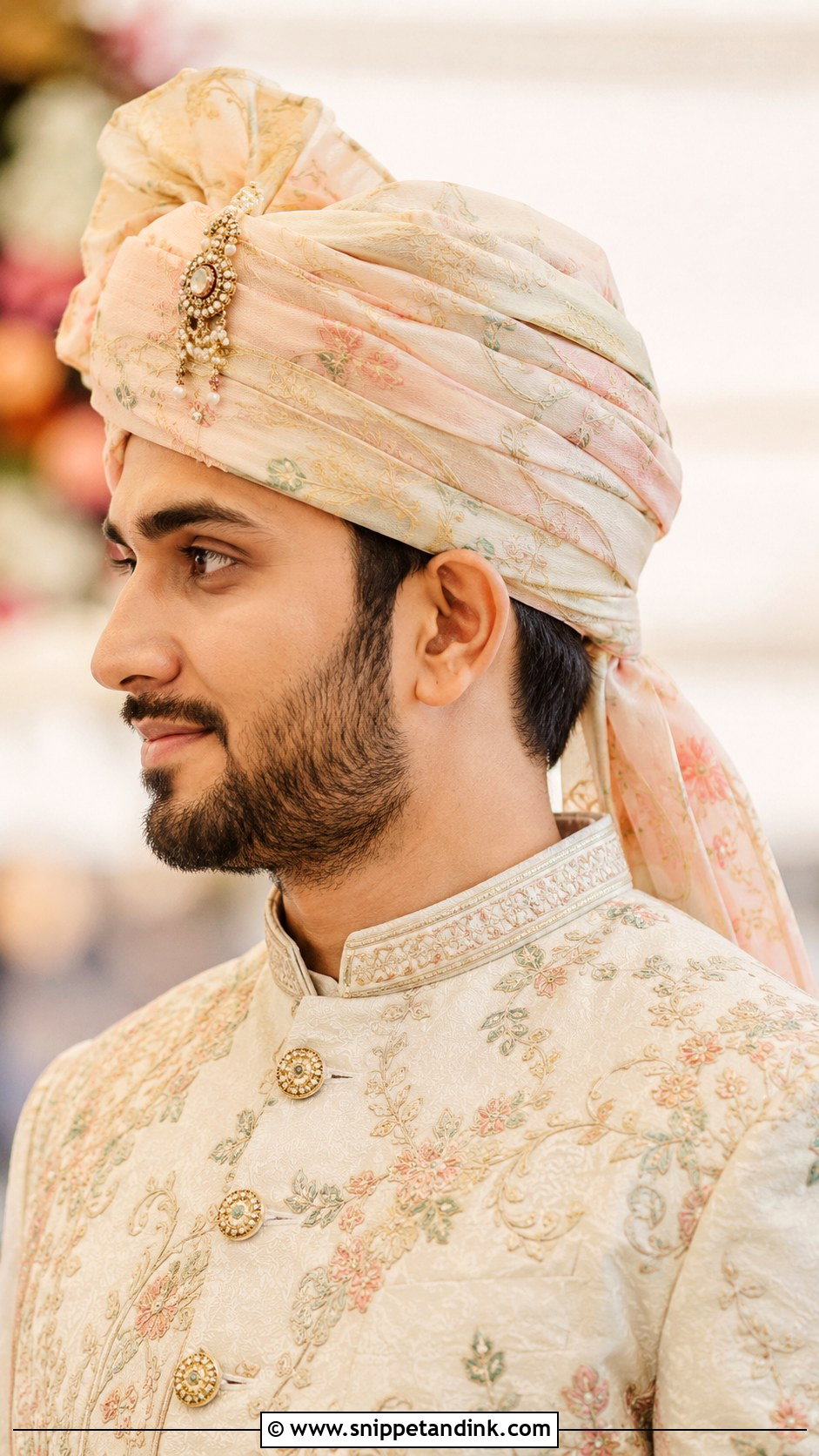 Indian Groom Hairstyle With Safa - Snippet and Ink - 15 Indian Groom Hairstyle Ideas