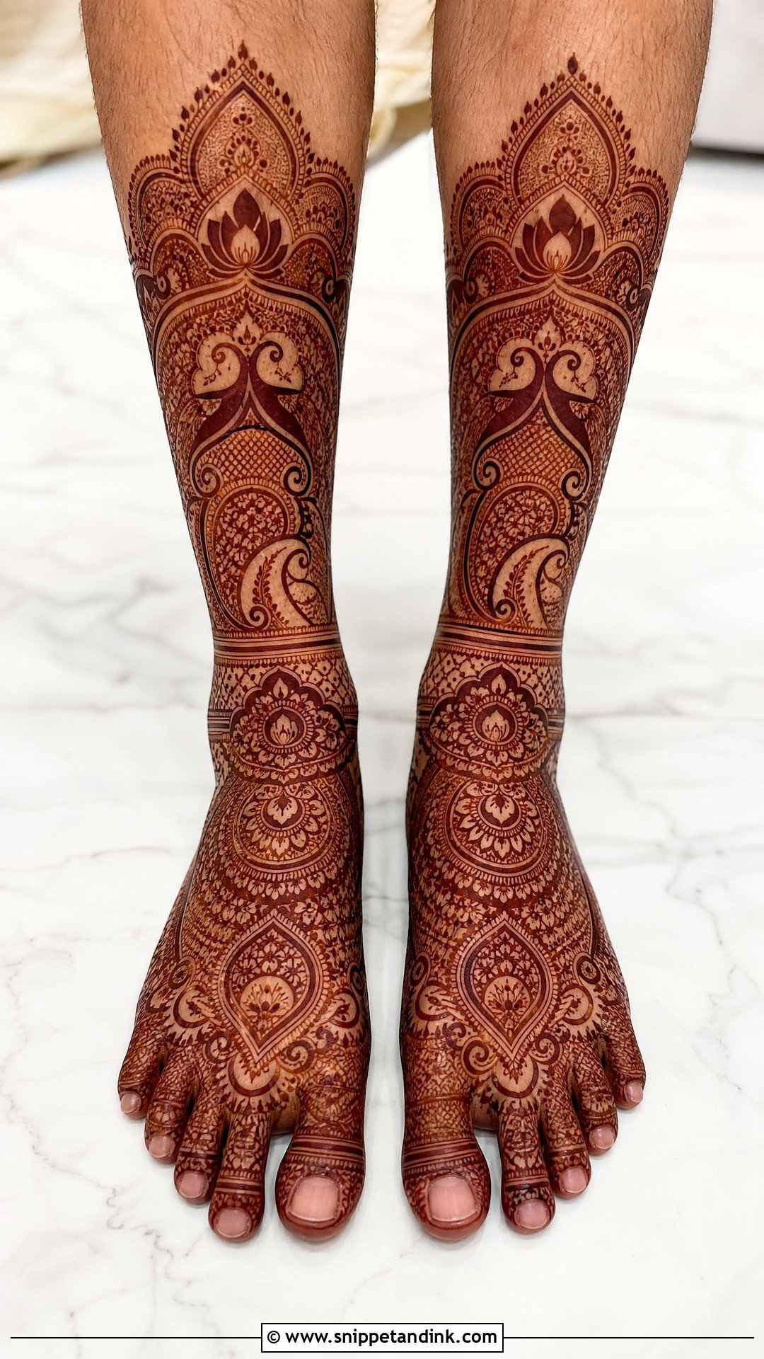 Indian Groom Leg Mehndi Design - Snippet and Ink - 20 Groom Leg Mehndi Design Ideas