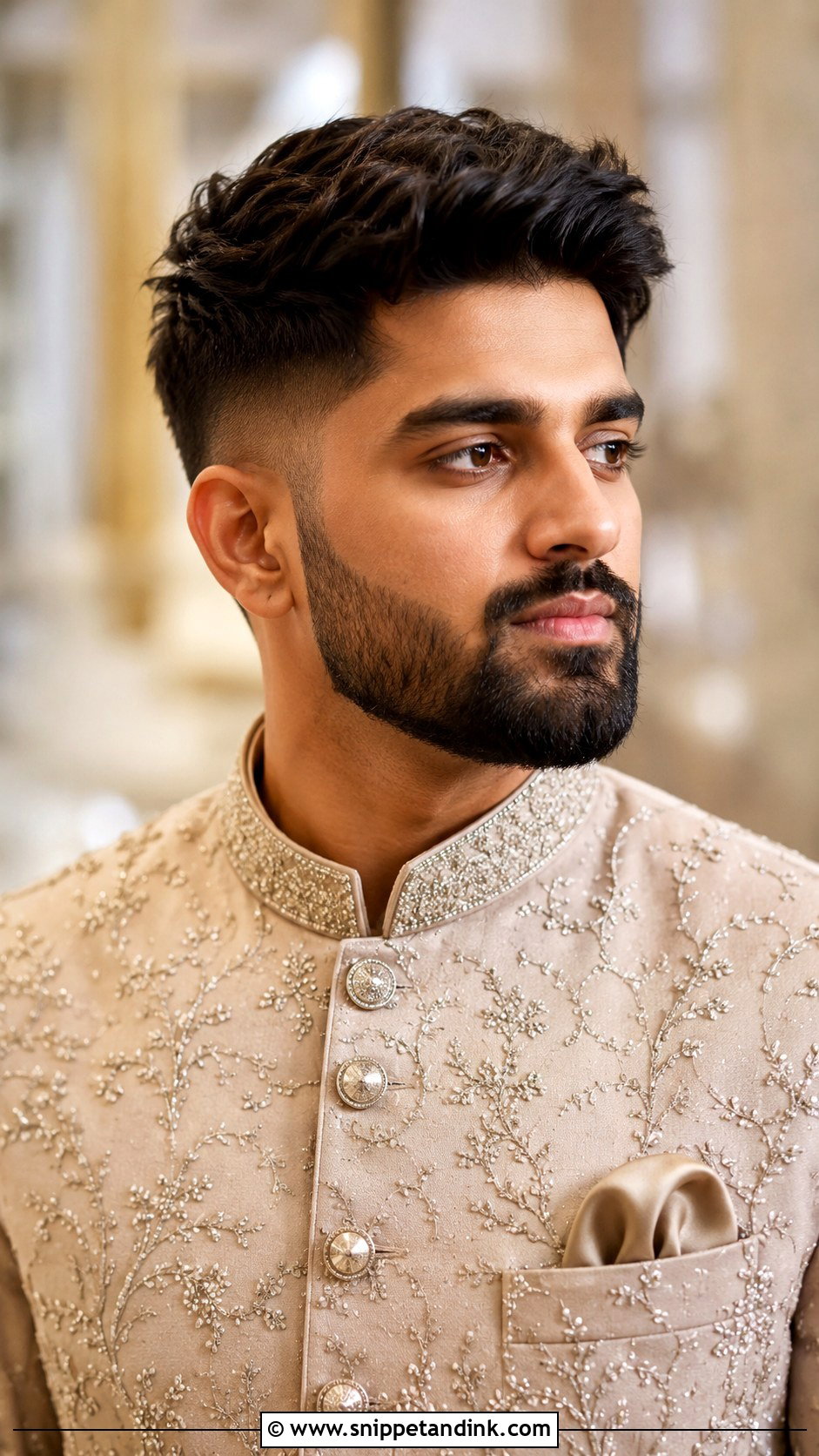 Indian Groom Low Fade Haircut - Snippet and Ink - 15 Indian Groom Hairstyle Ideas