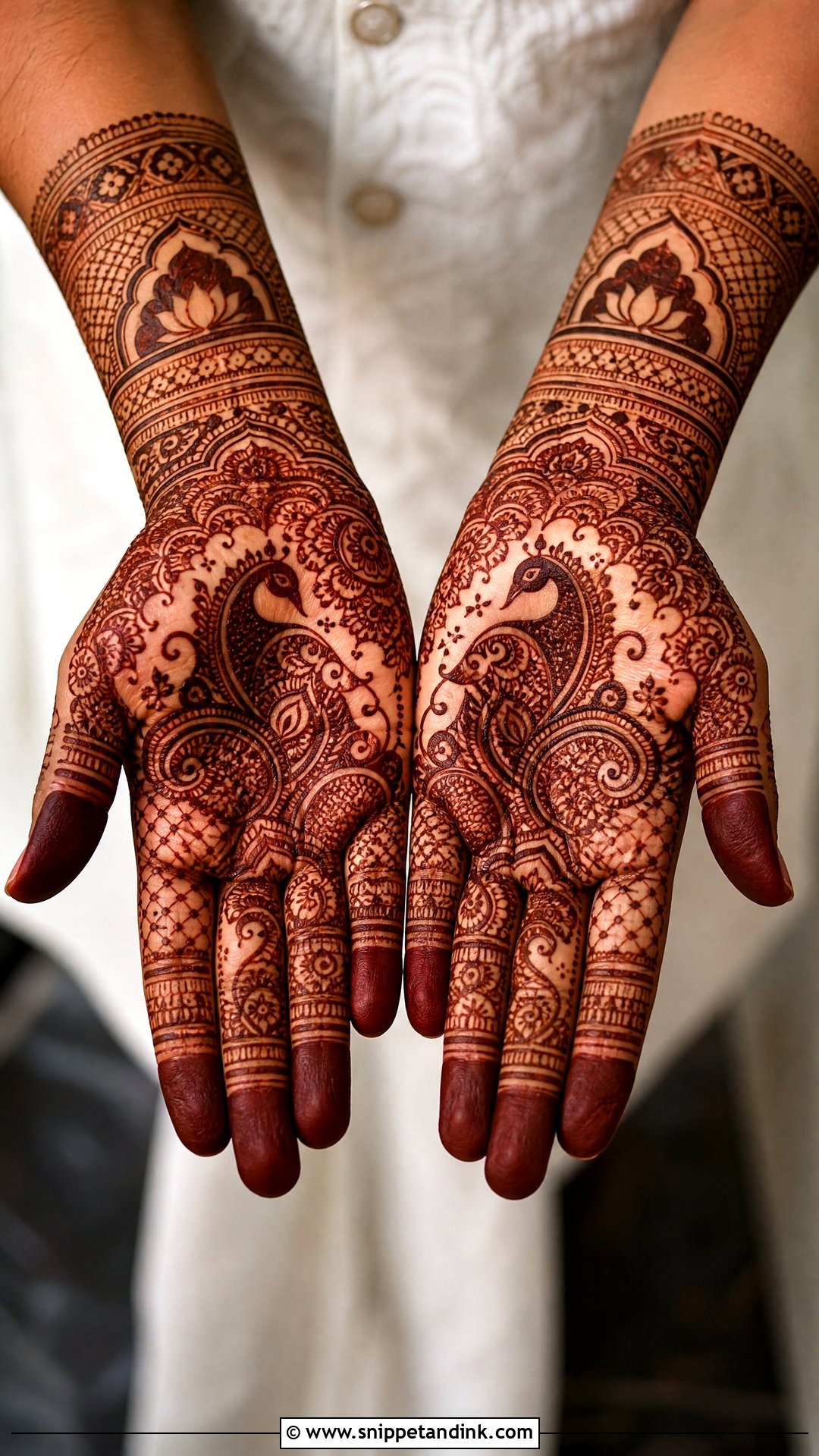 Indian Groom Mehndi Design - Snippet and Ink - 20 Groom Mehndi Designs