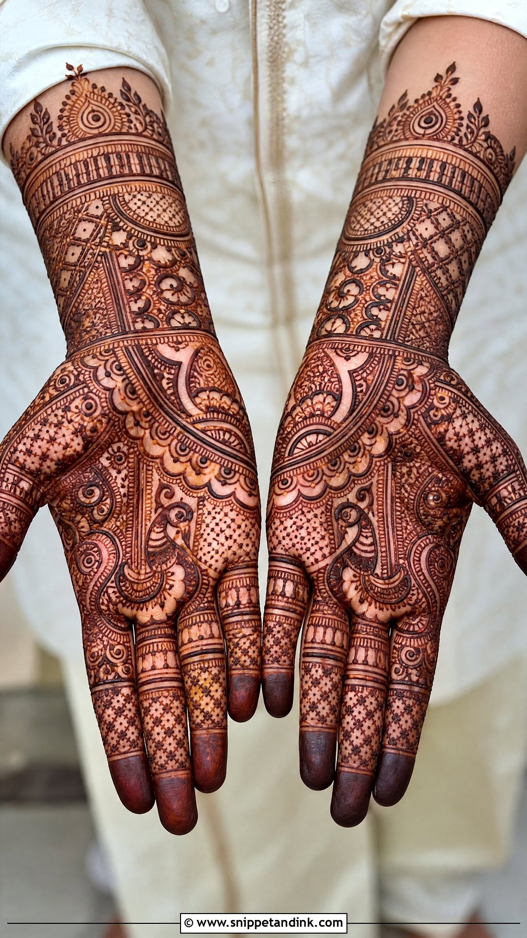 Indian Groom Mehndi Design - Snippet and Ink - 20 Grooms Mehndi Design Ideas