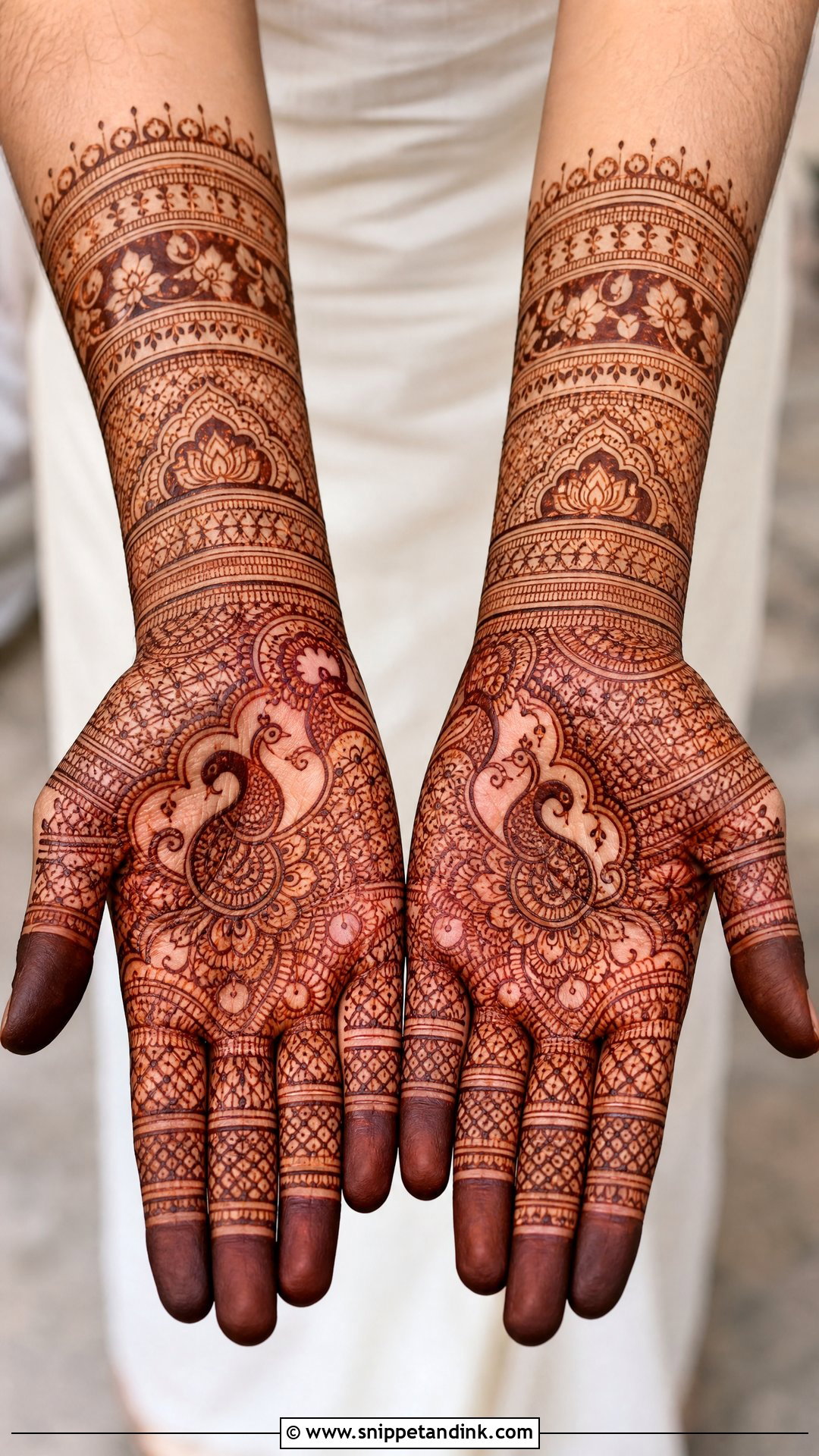 Indian Groom Mehndi Design - Snippet and Ink - 25 Mehndi Design for Groom Hand Ideas