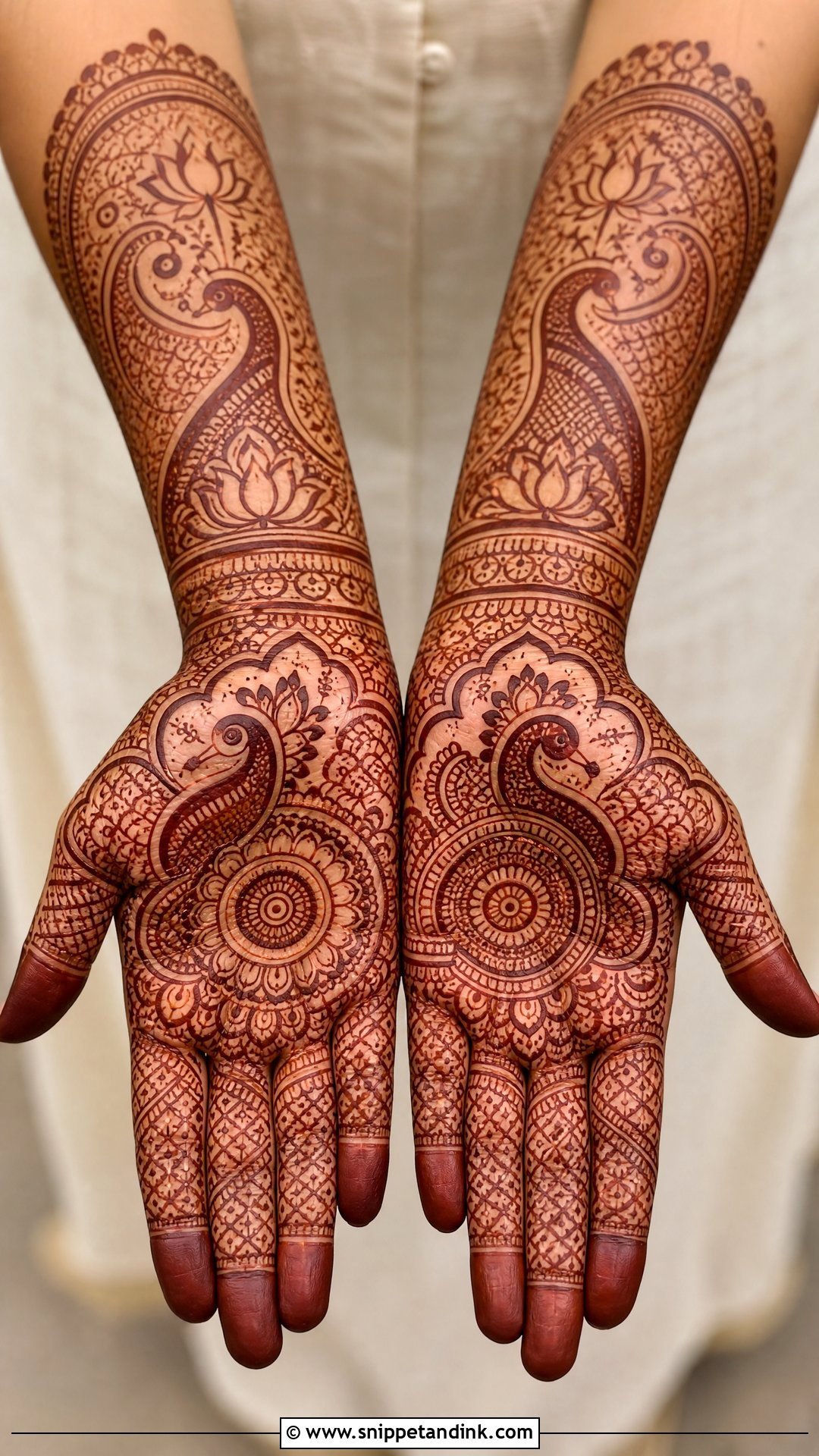 Indian Groom Mother Mehndi Design - Snippet and Ink - 20 Groom Mother Mehndi Design Ideas