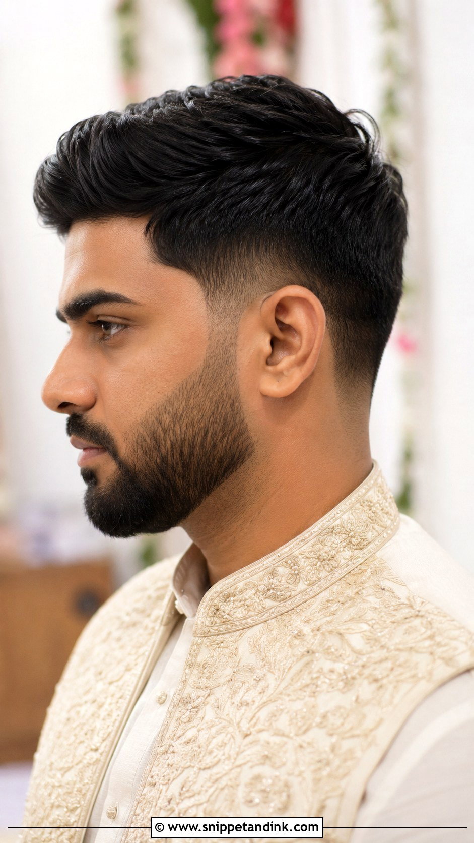 Indian Groom Tapered Haircut - Snippet and Ink - 15 Indian Groom Hairstyle Ideas