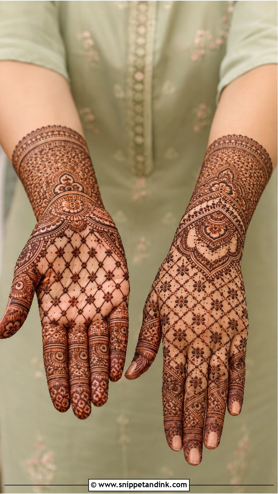 Indian Jaali Mehndi Design - Snippet and Ink - 35 Indian Mehndi Designs