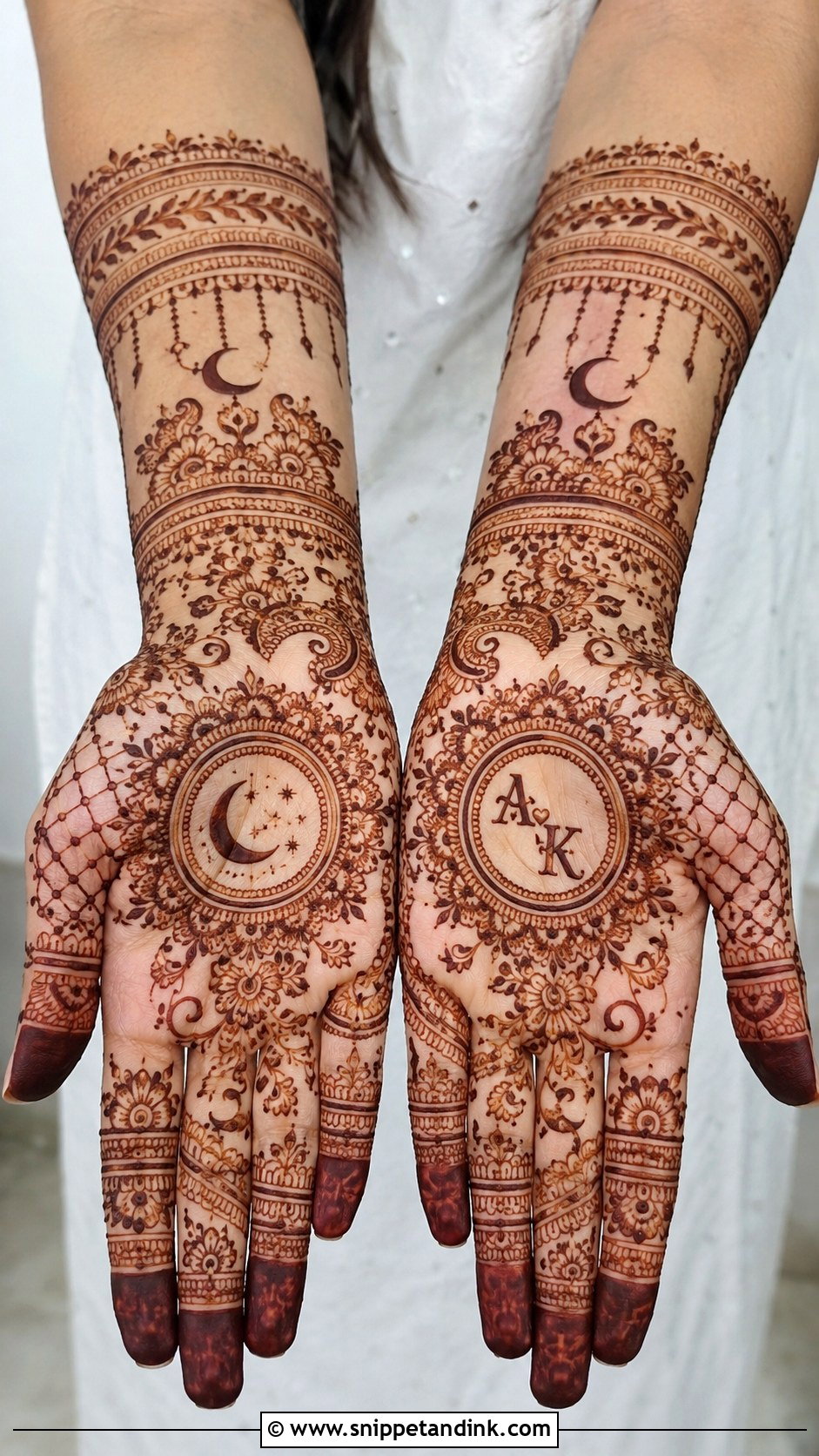 Indian Karwa Chauth Mehndi Design - Snippet and Ink - 35 Indian Mehndi Designs