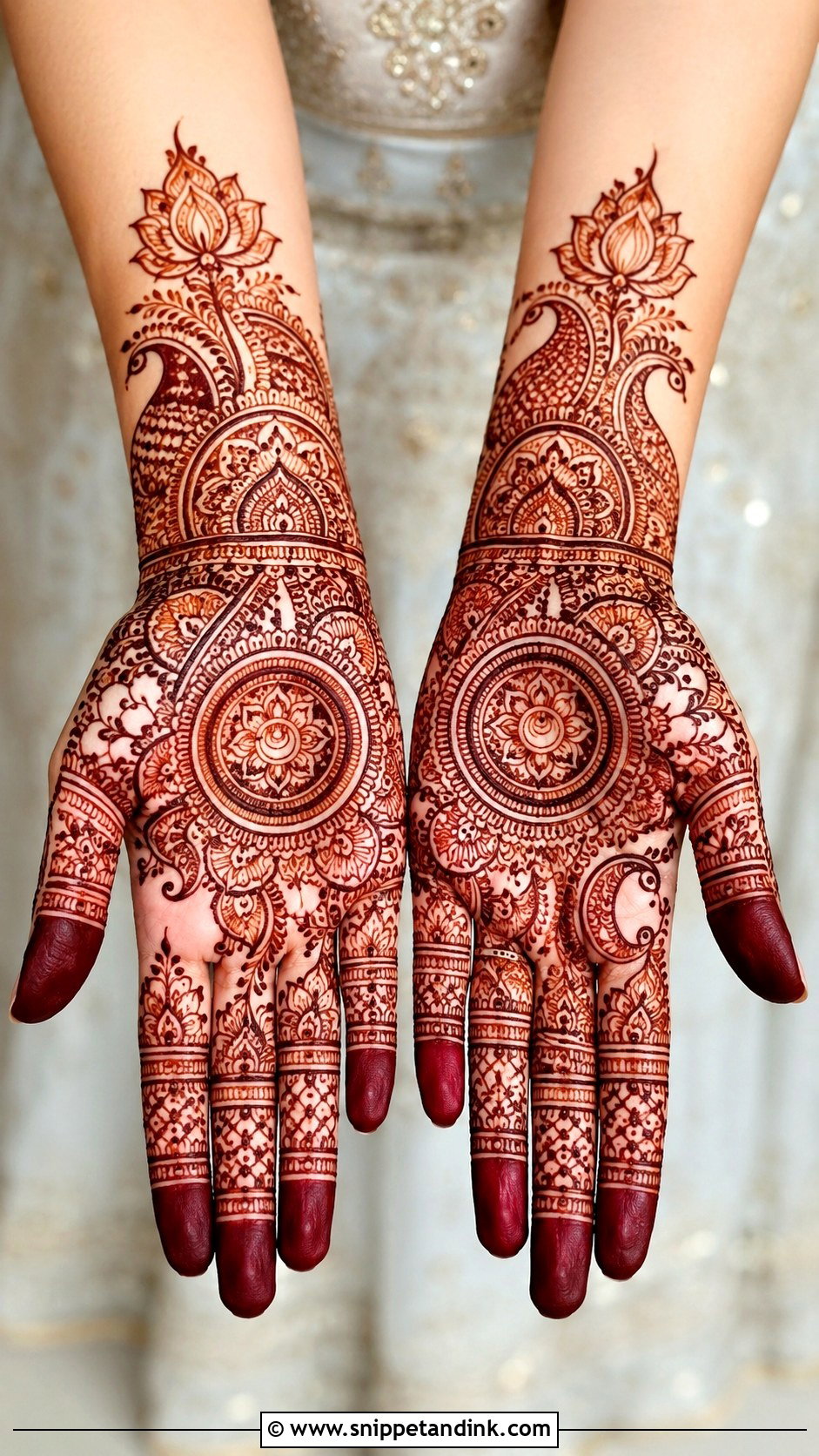 Indian Khafif Mehndi Design - Snippet and Ink - 35 Khafif Mehndi Designs
