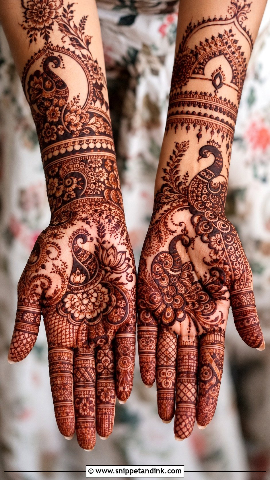 Indian Mehndi Design Full Hand - Snippet and Ink - 35 Trendy Mehndi Designs