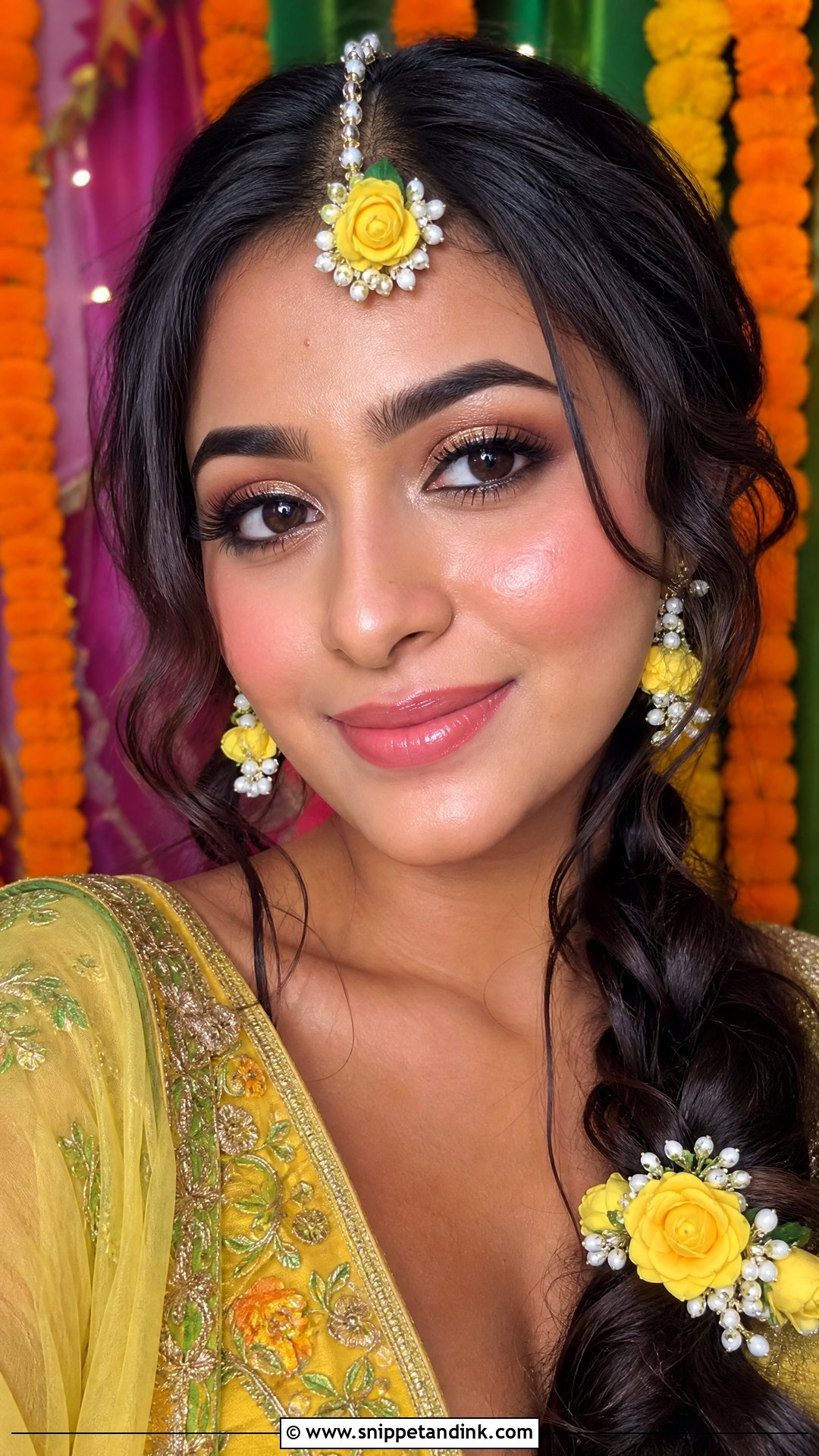 Indian Mehndi Makeup - Snippet and Ink - 20 Natural Indian Wedding Makeup Ideas