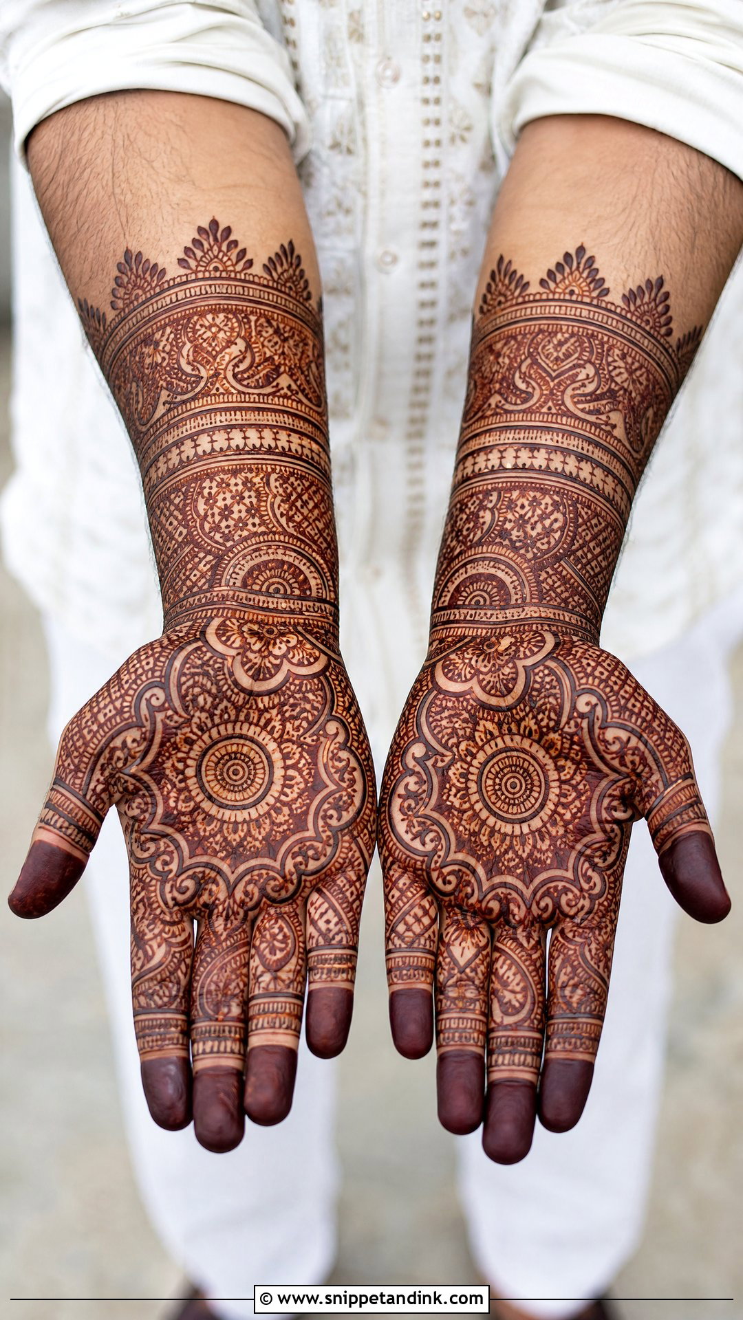 Indian Men Mehndi Design - Snippet and Ink - 25 Men Mehndi Designs