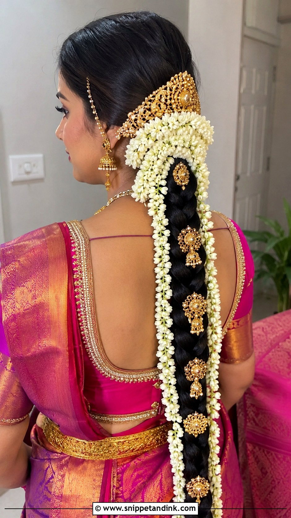 Indian Mother South Indian Braid - Snippet and Ink - 20 Indian Mother Hairstyles for Wedding