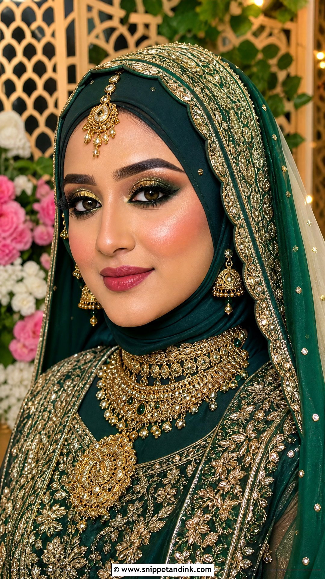 Indian Muslim Bridal Makeup - Snippet and Ink - 20 Muslim Bridal Makeup Ideas