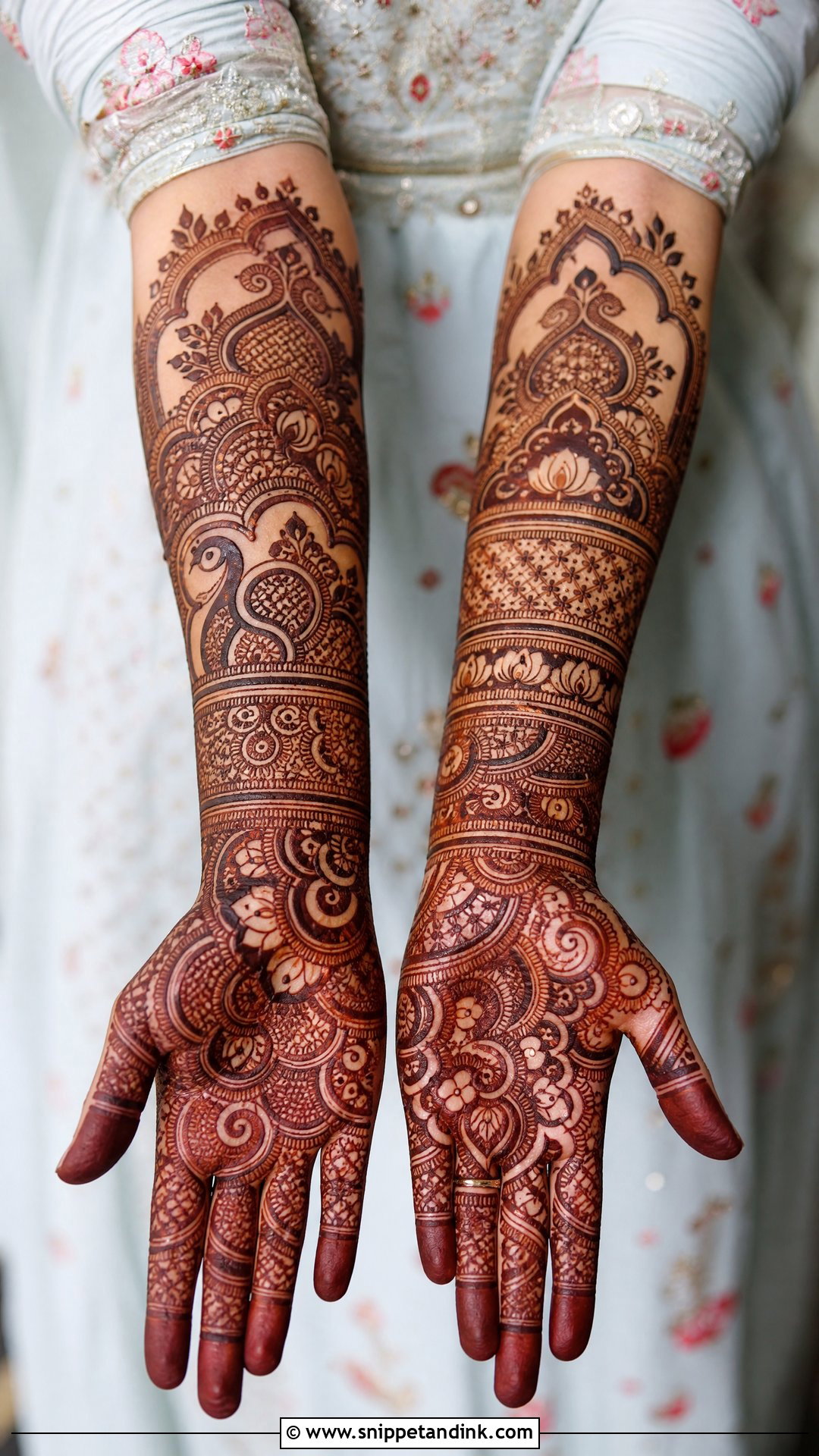 Indian Muslim Bridal Mehndi Design - Snippet and Ink - 20 Muslim Bridal Mehndi Designs