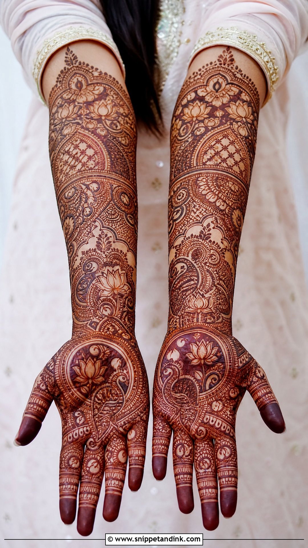 Indian Muslim Bridal Mehndi Design - Snippet and Ink - 20 Bridal Mehndi Designs Muslim Bride