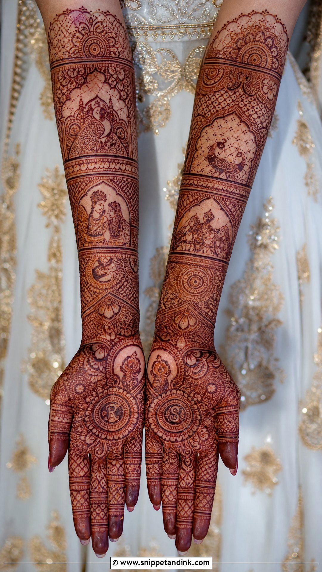 Indian Nikkah Bridal Mehndi - Snippet and Ink - 20 Mehndi Designs for Nikkah Bride