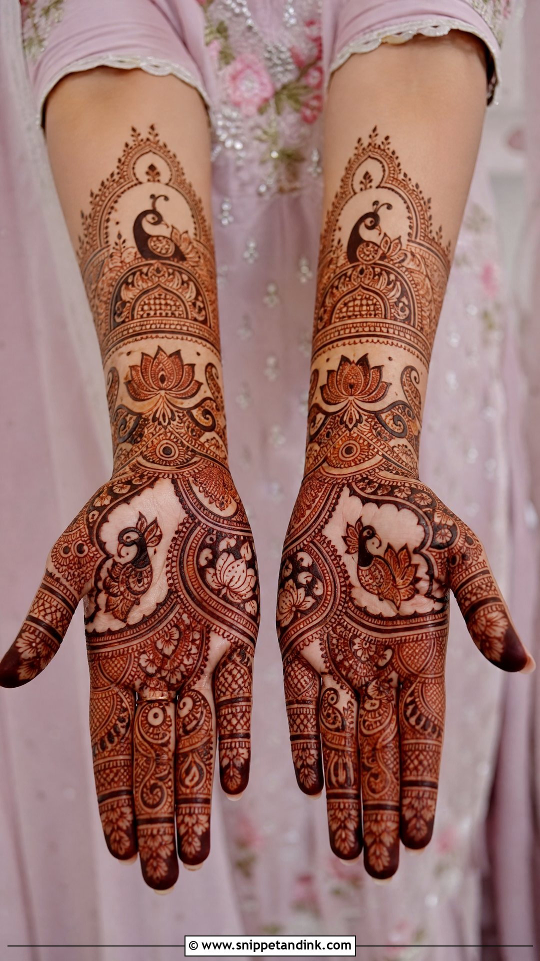 Indian Palm Mehndi Design - Snippet and Ink - 35 Palm Mehndi Design Ideas