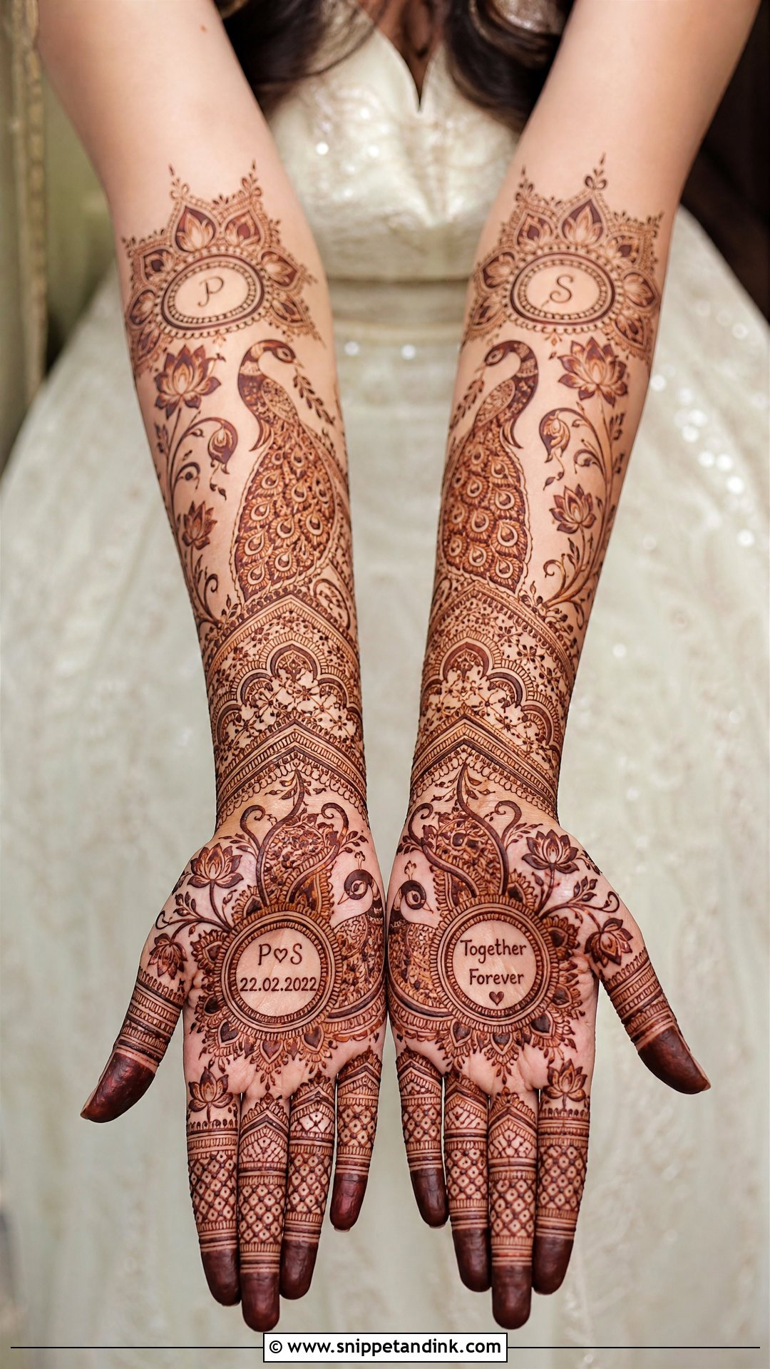 Indian Peacock Bridal Mehndi Design - Snippet and Ink - 20 Peacock Bridal Mehndi Designs