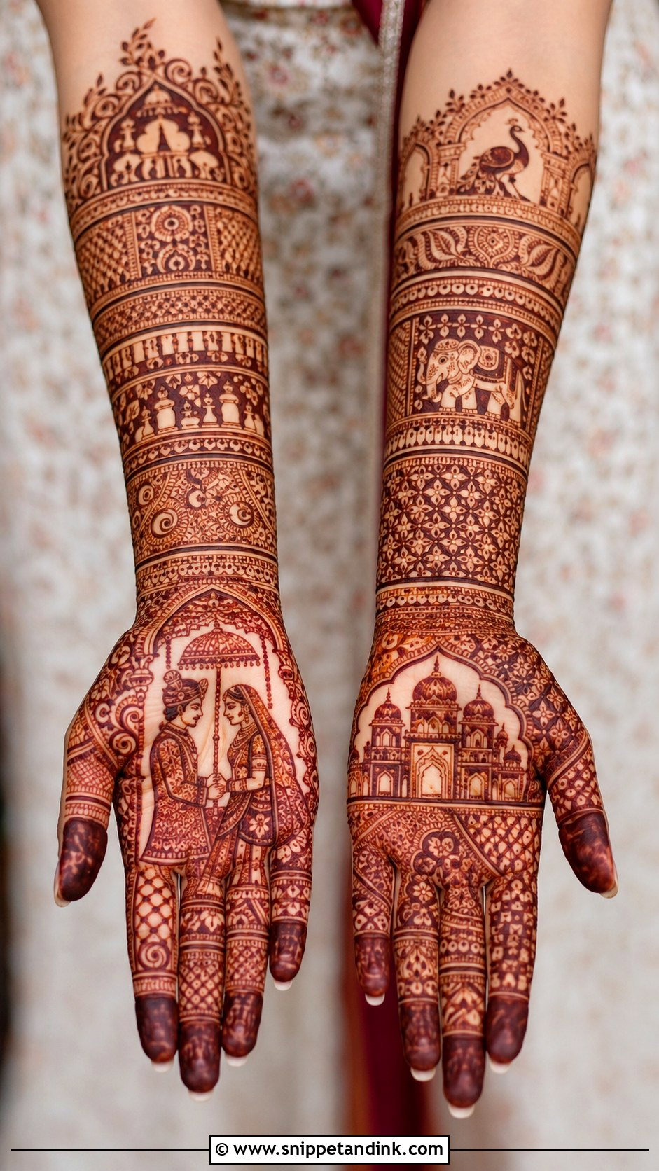 Indian Rajasthani Mehndi Design - Snippet and Ink - 35 Indian Mehndi Designs