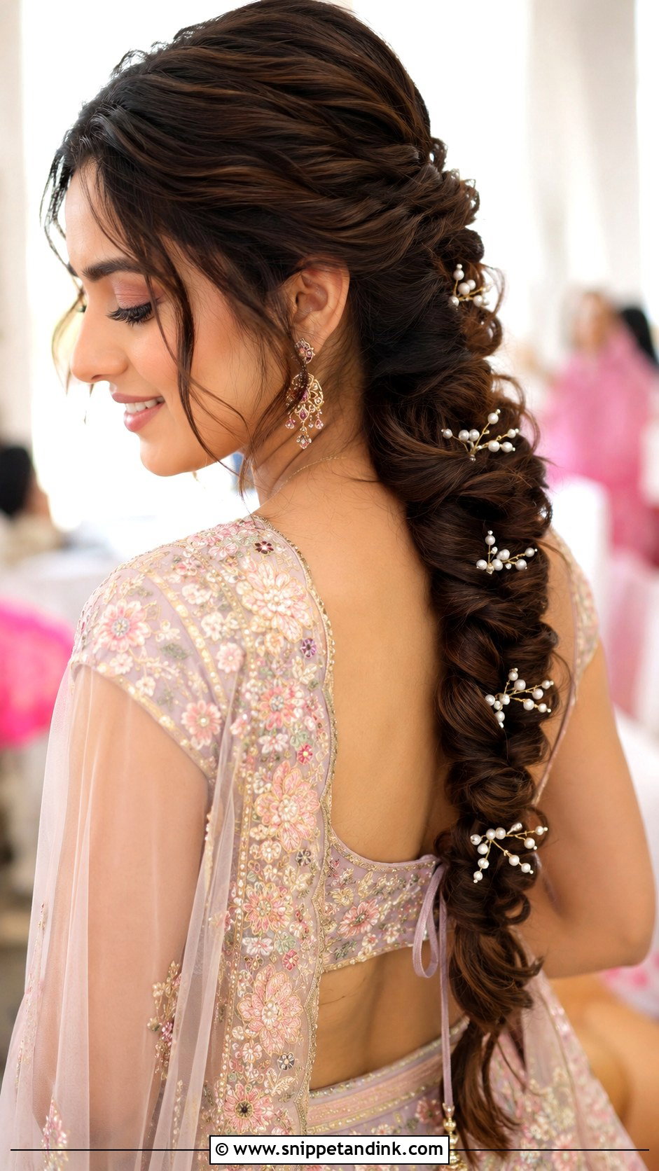 Indian Wedding Fishtail Braid - Snippet and Ink - 15 Indian Wedding Braid Hairstyles