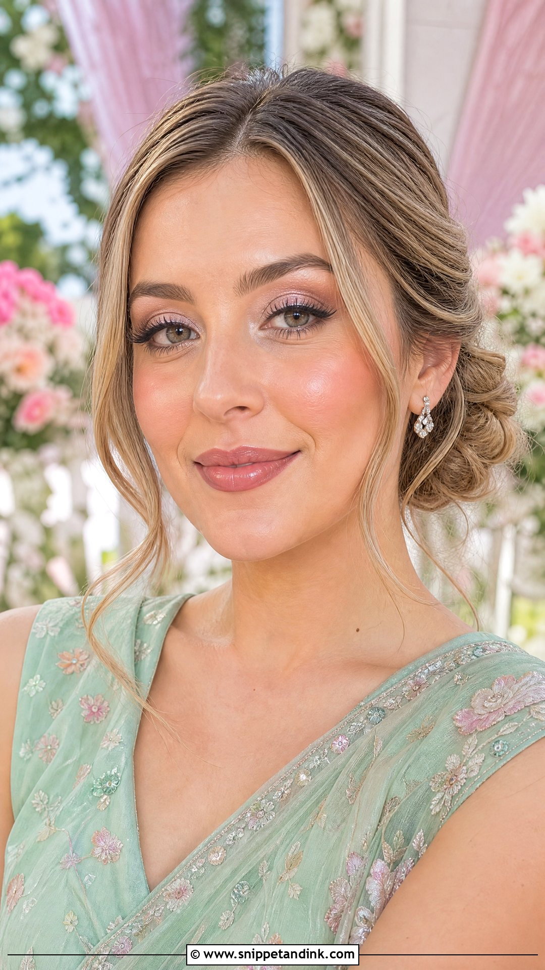 Indian Wedding Guest Dewy Makeup - Snippet and Ink - 20 Indian Wedding Guest Makeup Look Ideas