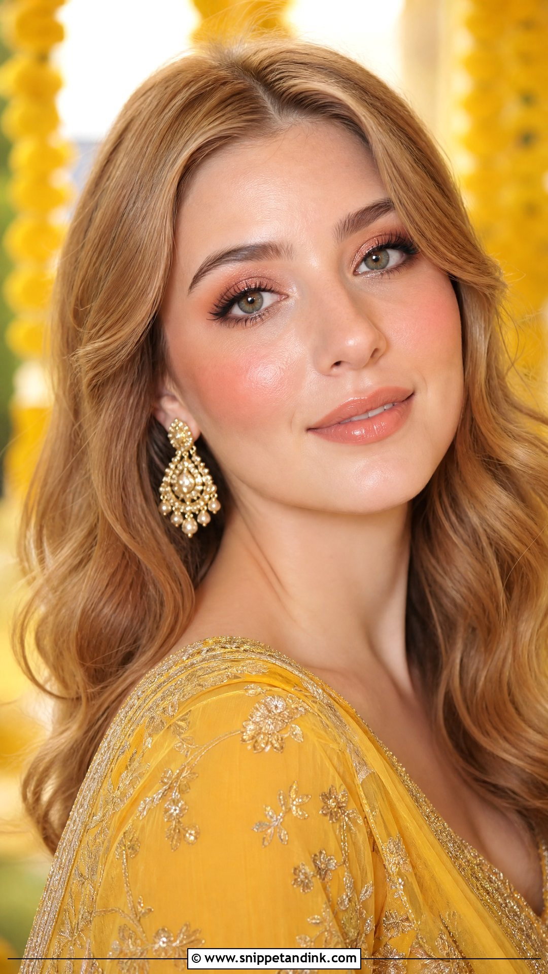 Indian Wedding Guest Peach Makeup - Snippet and Ink - 20 Indian Wedding Guest Makeup Look Ideas