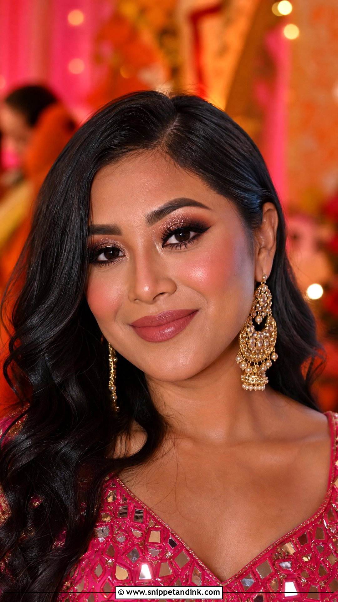 Indian Wedding Guest Sangeet Makeup - Snippet and Ink - 20 Indian Wedding Guest Makeup Look Ideas
