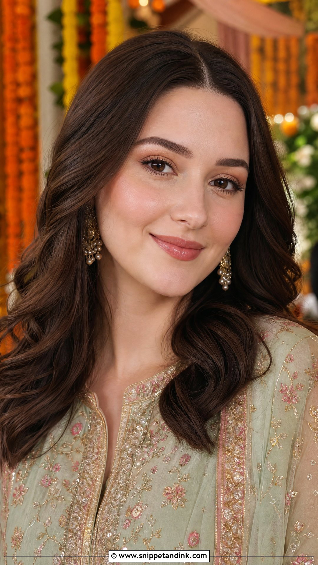 Indian Wedding Guest Soft Glam Makeup - Snippet and Ink - 20 Indian Wedding Guest Makeup Look Ideas