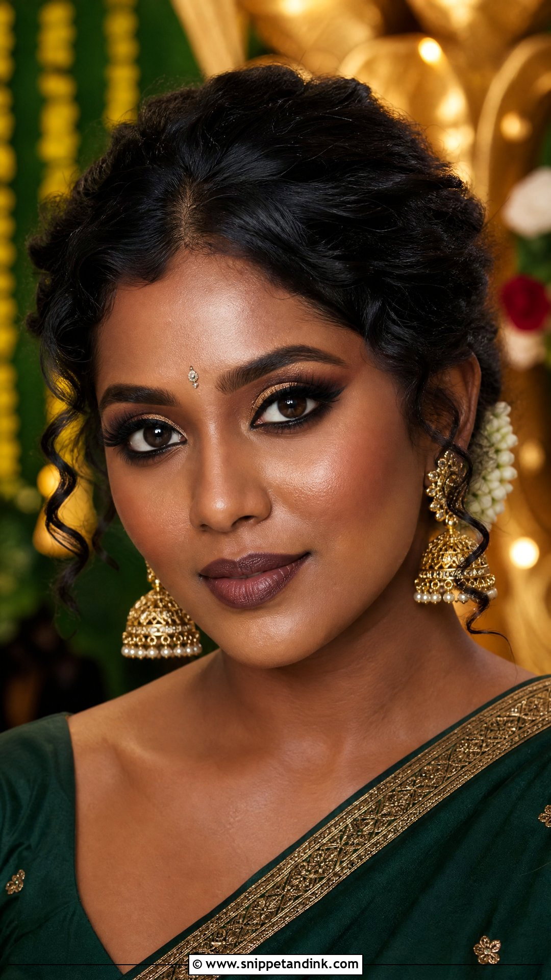 Indian Wedding Makeup With Kohl Eyes - Snippet and Ink - 25 Indian Wedding Makeup Ideas