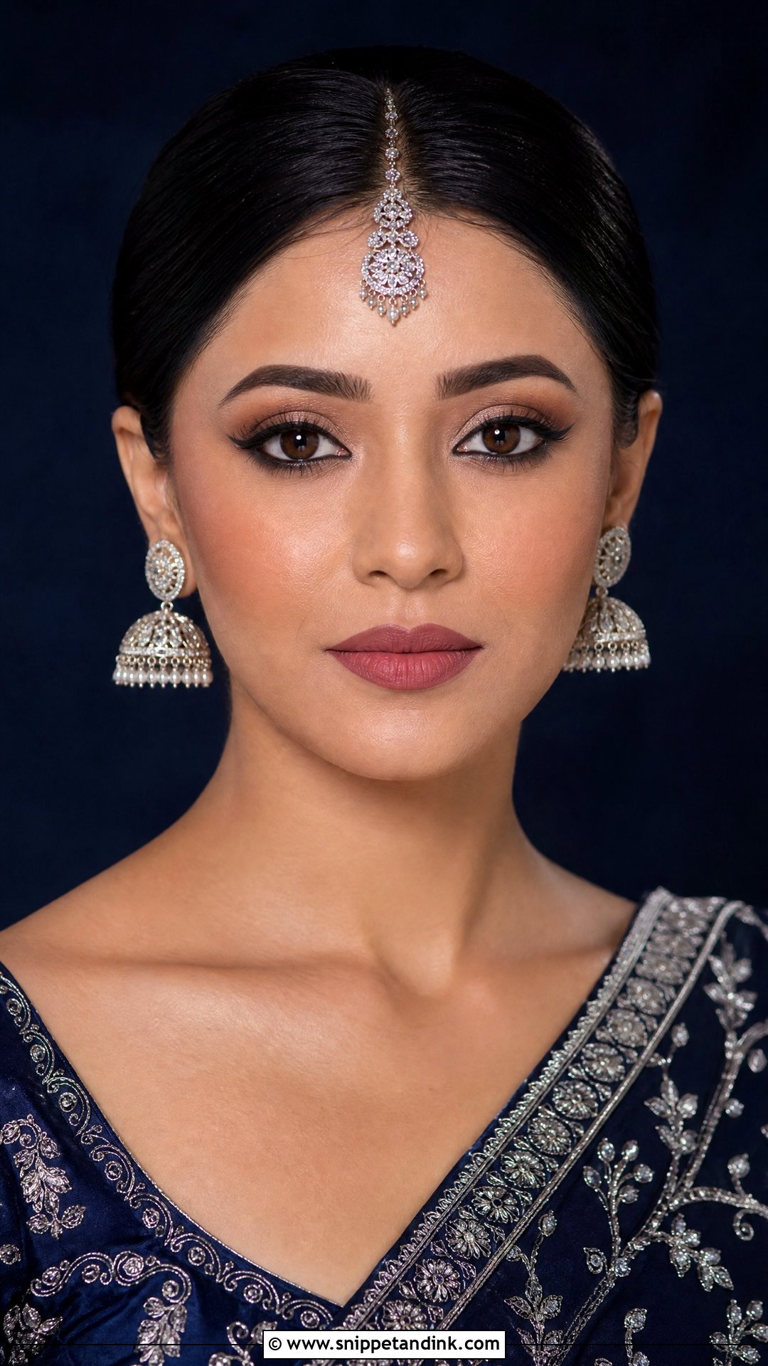 Indian Wedding Makeup With Matte Base - Snippet and Ink - 20 Indian Wedding Makeup Looks