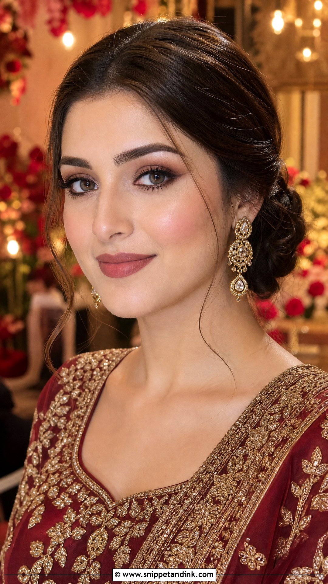 Indian Wedding Makeup With Matte Skin - Snippet and Ink - 25 Indian Wedding Makeup Ideas