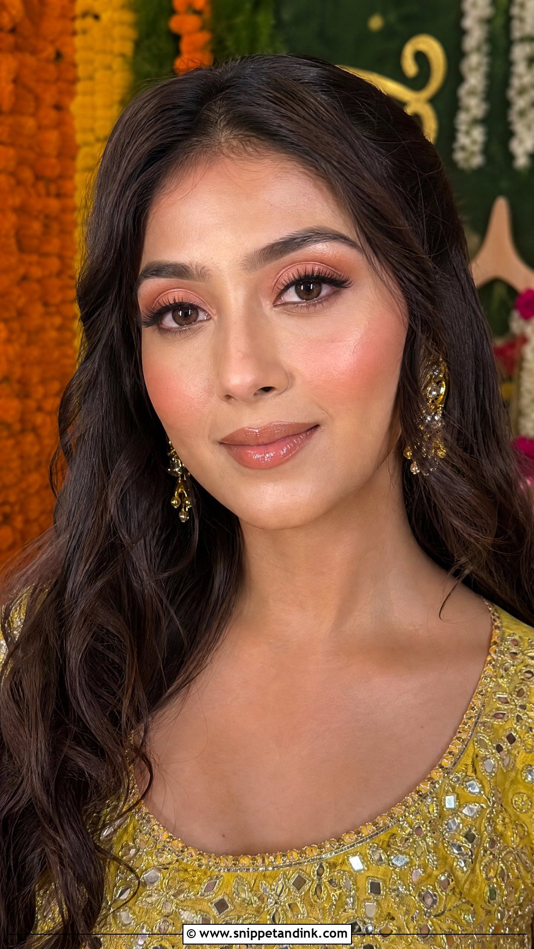 Indian Wedding Makeup With Peach Tones - Snippet and Ink - 25 Indian Wedding Makeup Ideas