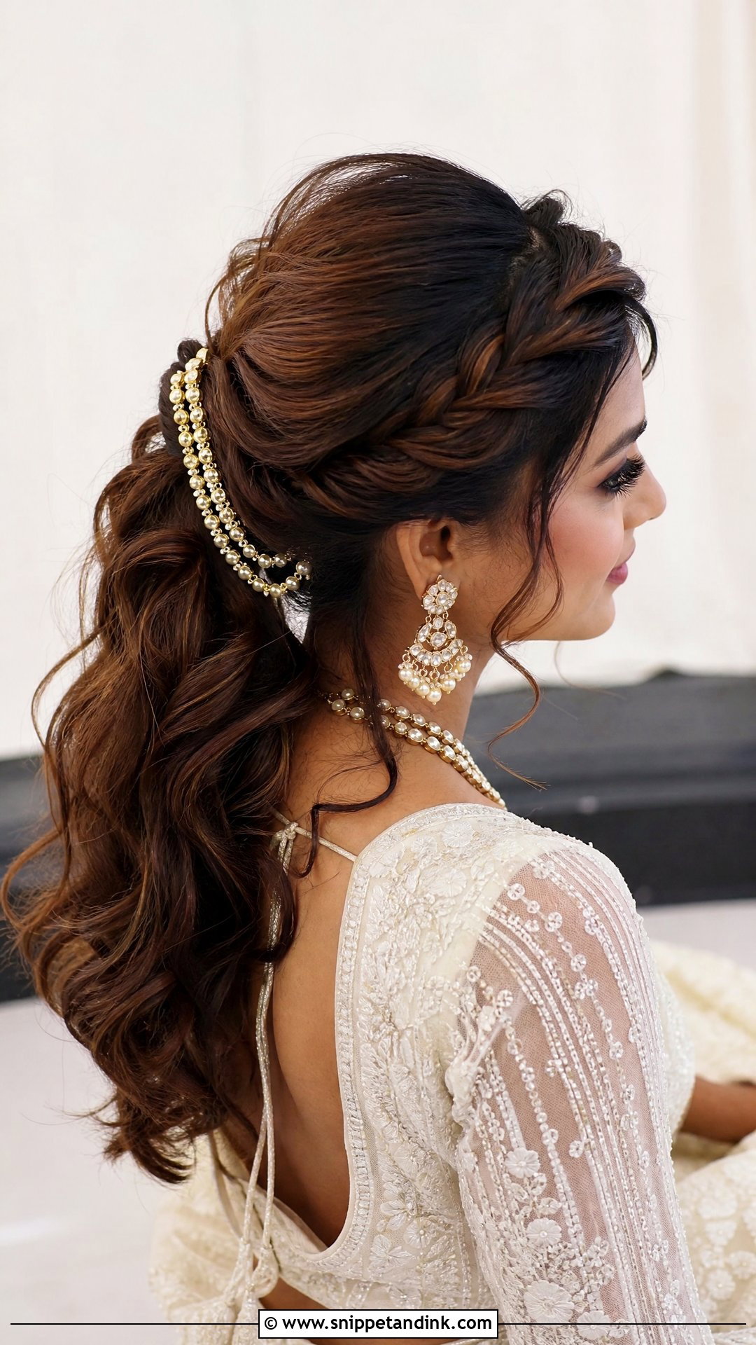 Indian Wedding Ponytail - Snippet and Ink - 20 Tail Wedding Hairstyles