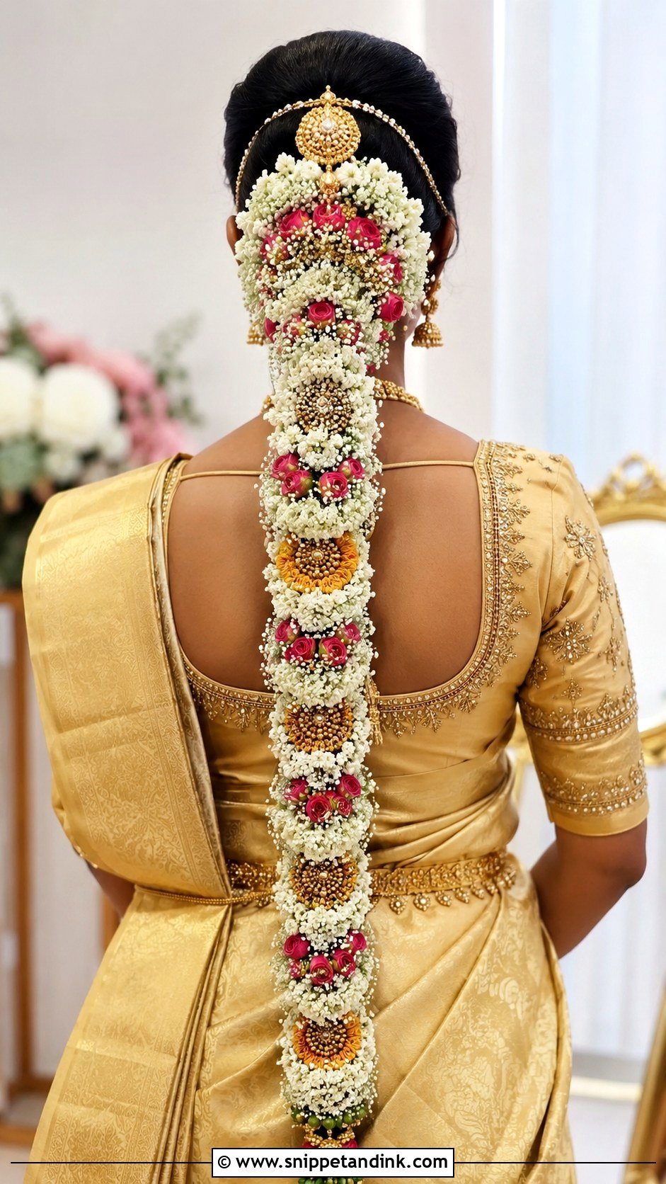 Indian Wedding Poola Jada - Snippet and Ink - 15 Hair for Indian Wedding Ideas