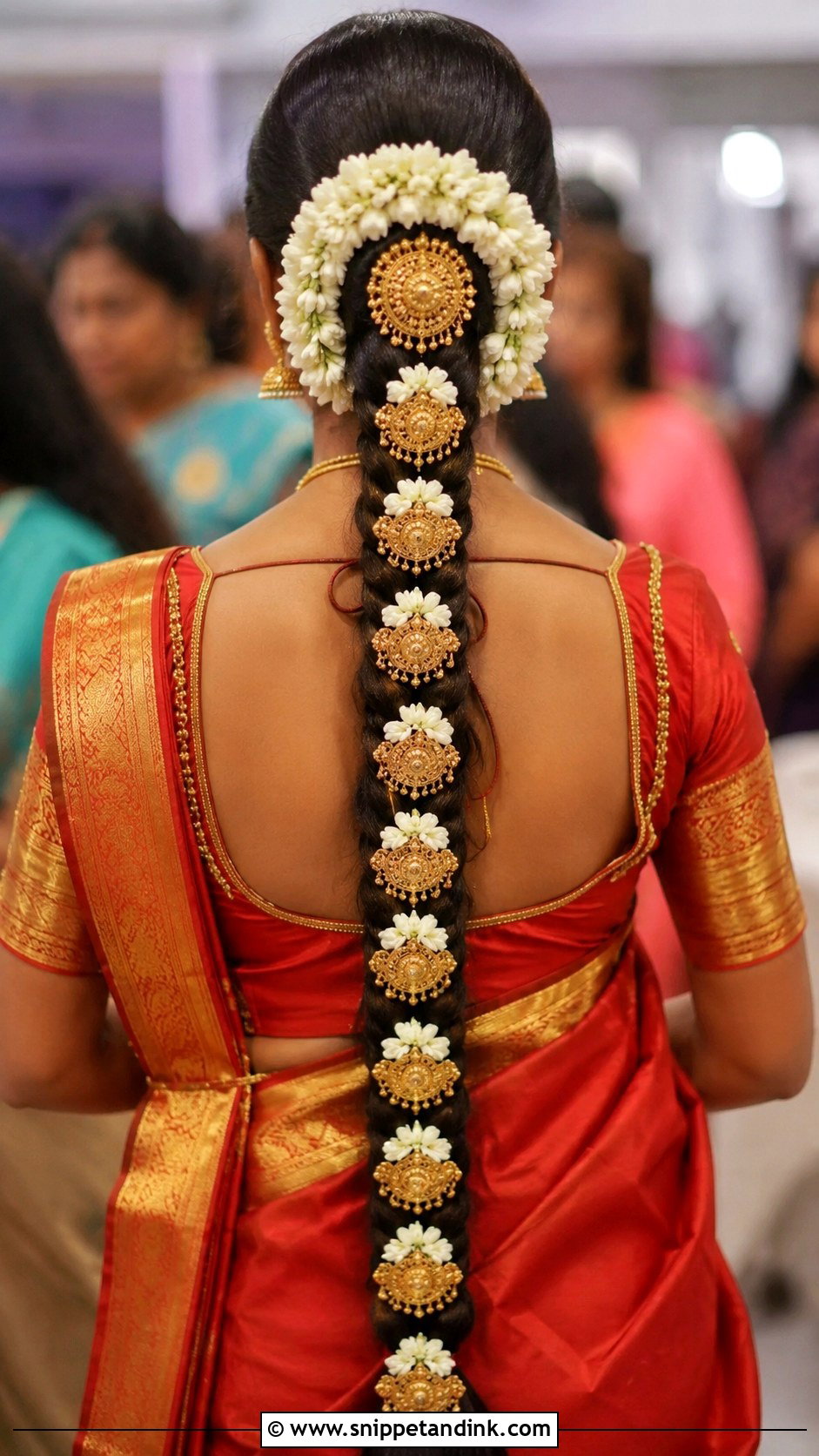 Indian Wedding South Indian Braid - Snippet and Ink - 15 Hair for Indian Wedding Ideas