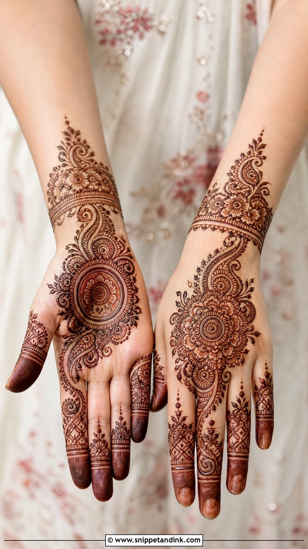 Indo Arabic Anniversary Mehndi Design - Snippet and Ink - 20 25 Anniversary Mehndi Design Ideas
