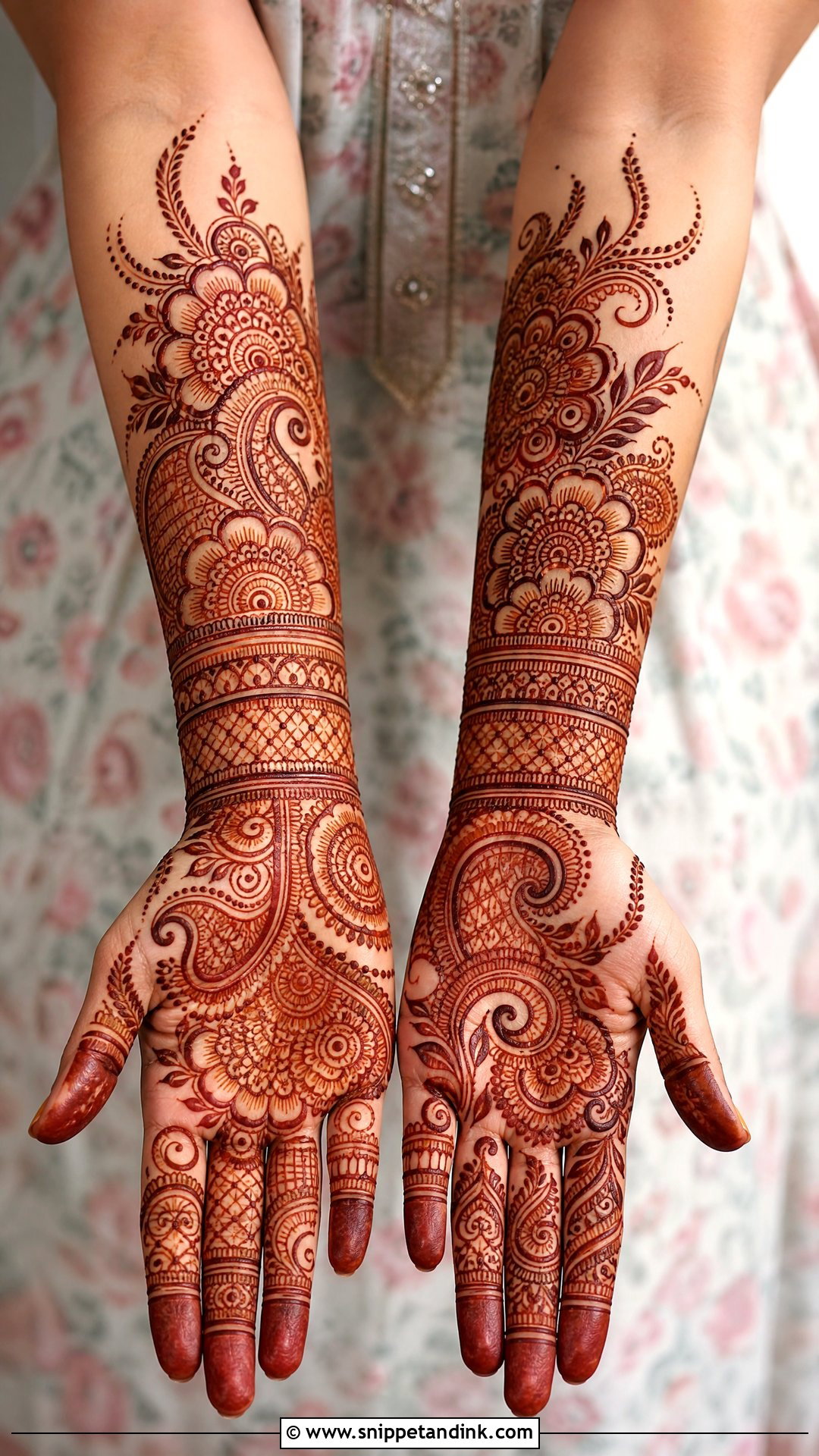 Indo Arabic Bridal Mehndi - Snippet and Ink - 25 Arabic Mehndi Designs Brides