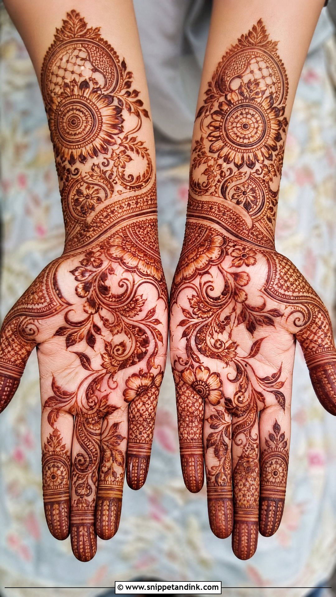 Indo Arabic Bridal Mehndi Design - Snippet and Ink - 20 Indian Mehandi Design for Bridal Ideas