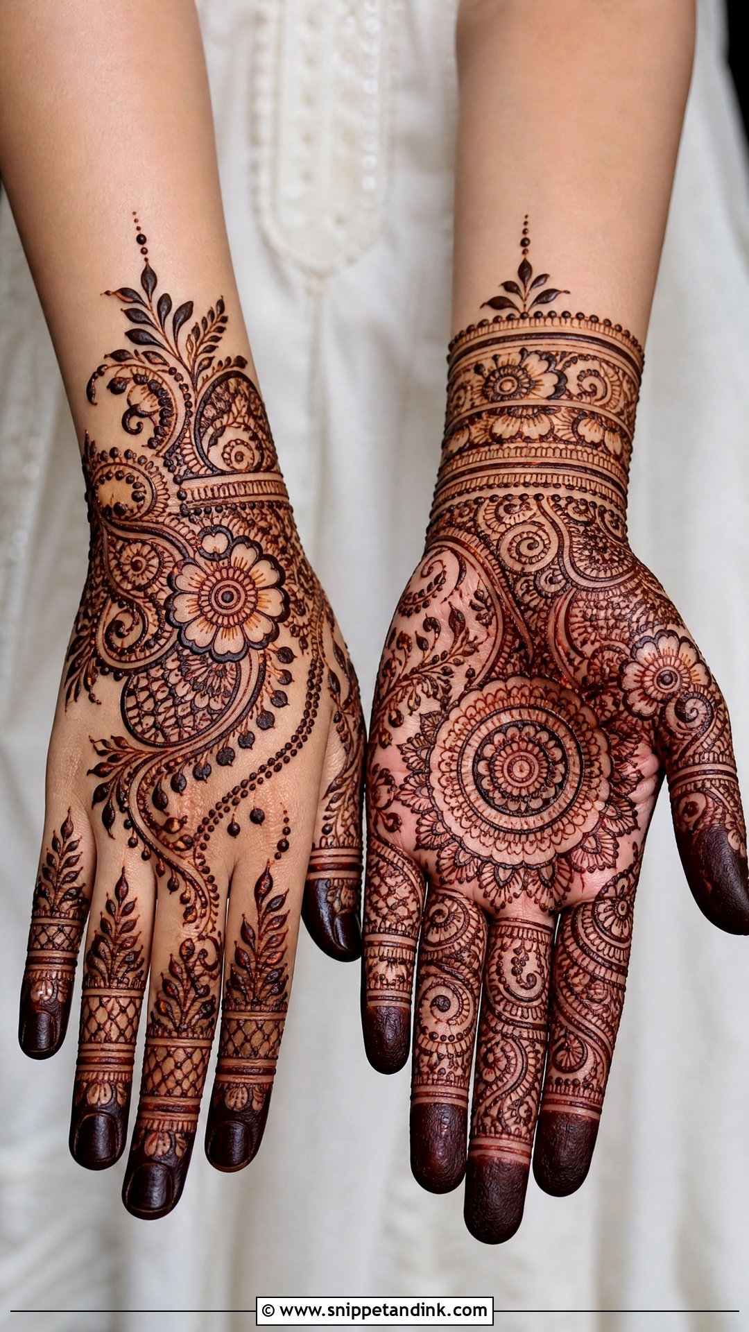Indo Arabic Bridal Mehndi Design - Snippet and Ink - 20 New Unique Bridal Mehndi Designs
