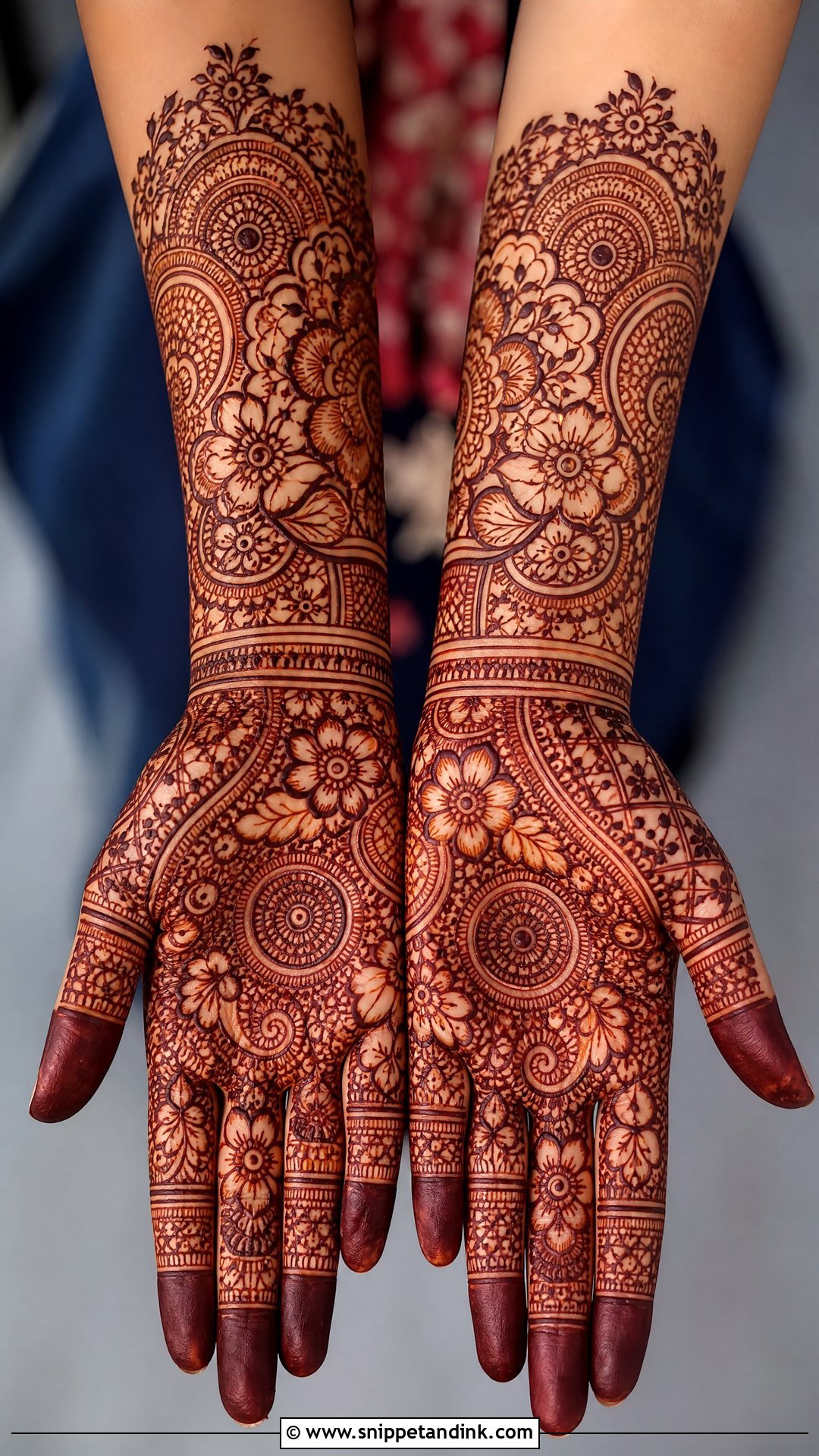 Indo Arabic Bridal Mehndi Design - Snippet and Ink - 20 Unique Bridal Mehndi Mehandi Designs for Hands
