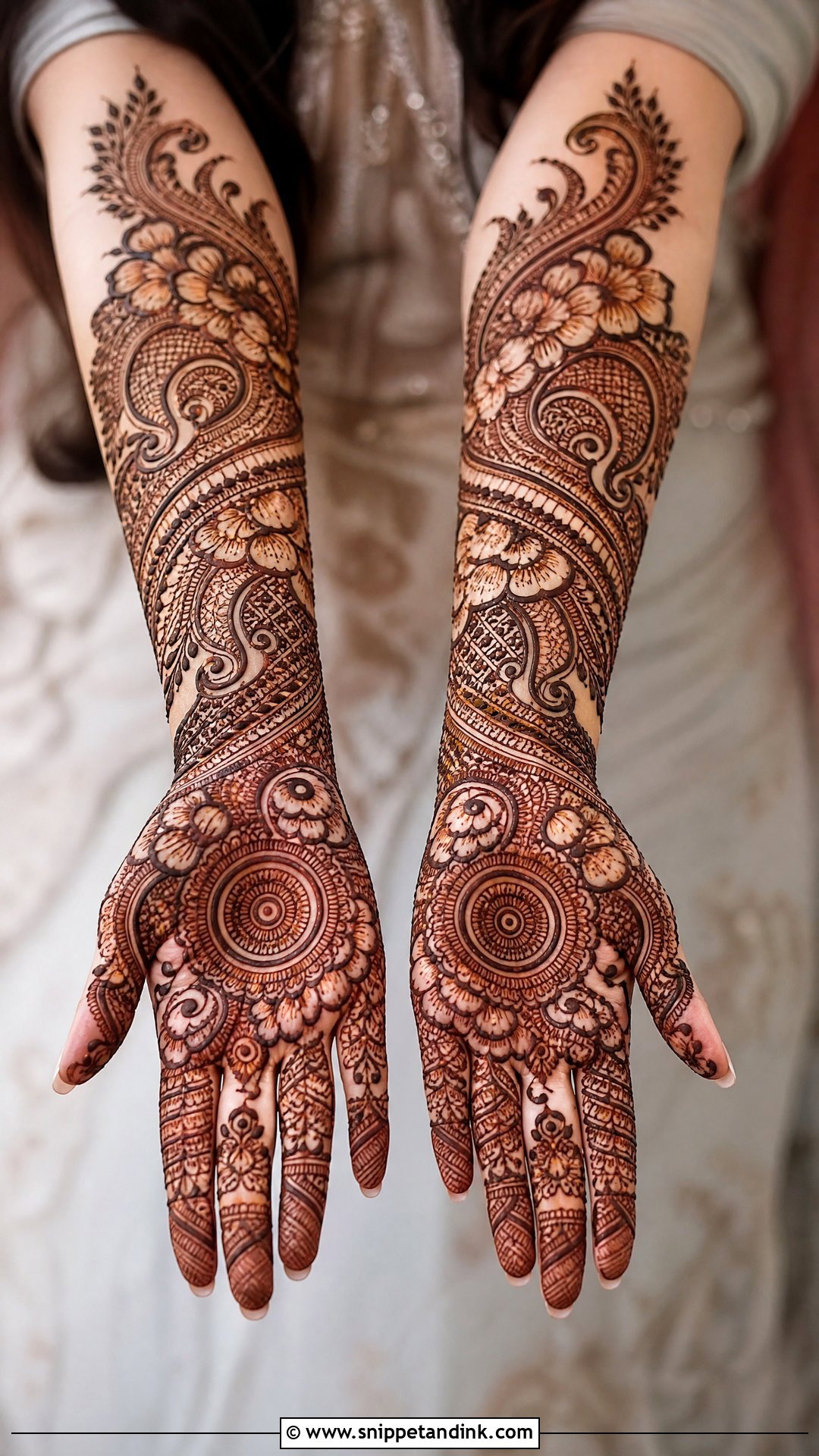 Indo Arabic Bridal Mehndi Design - Snippet and Ink - 20 Wedding Mehndi Designs Bridal Hands